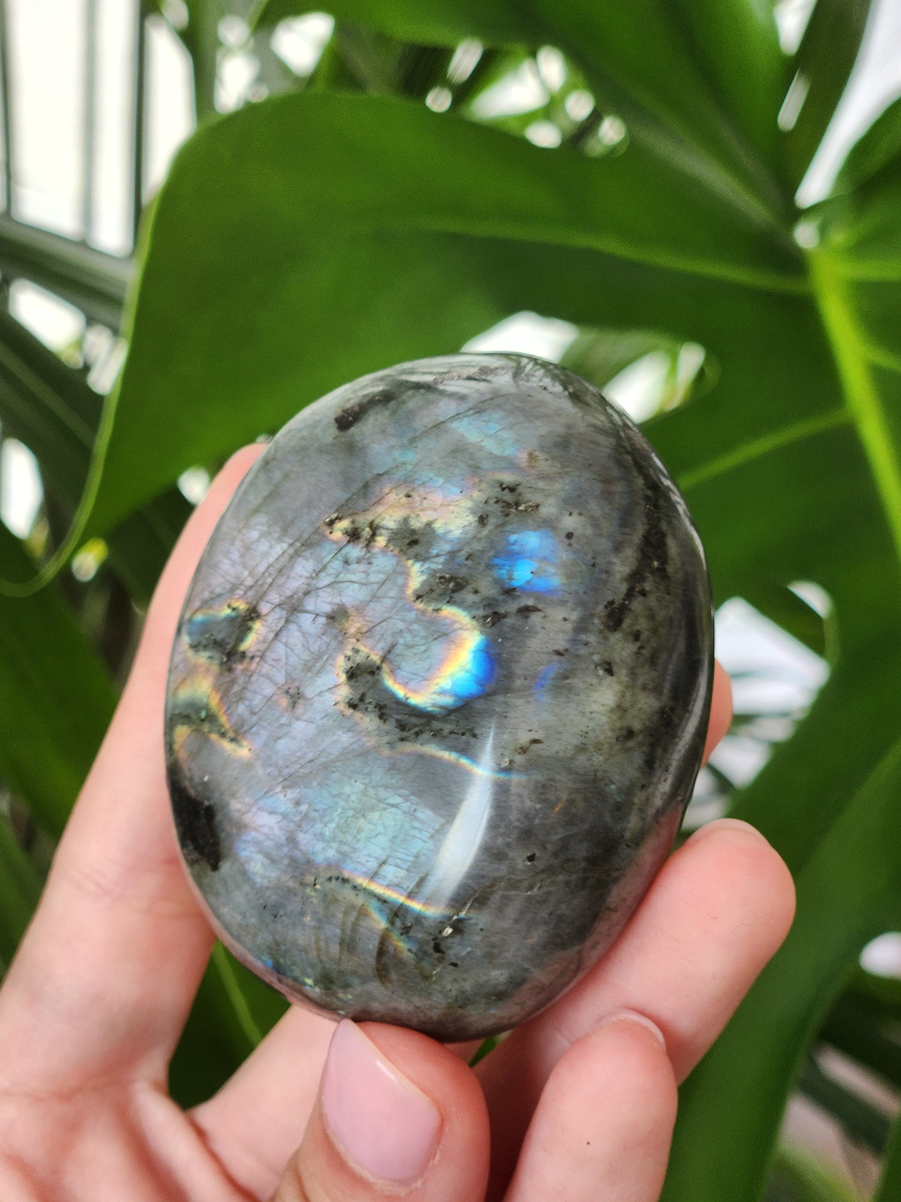 Labradorite Palm Stone