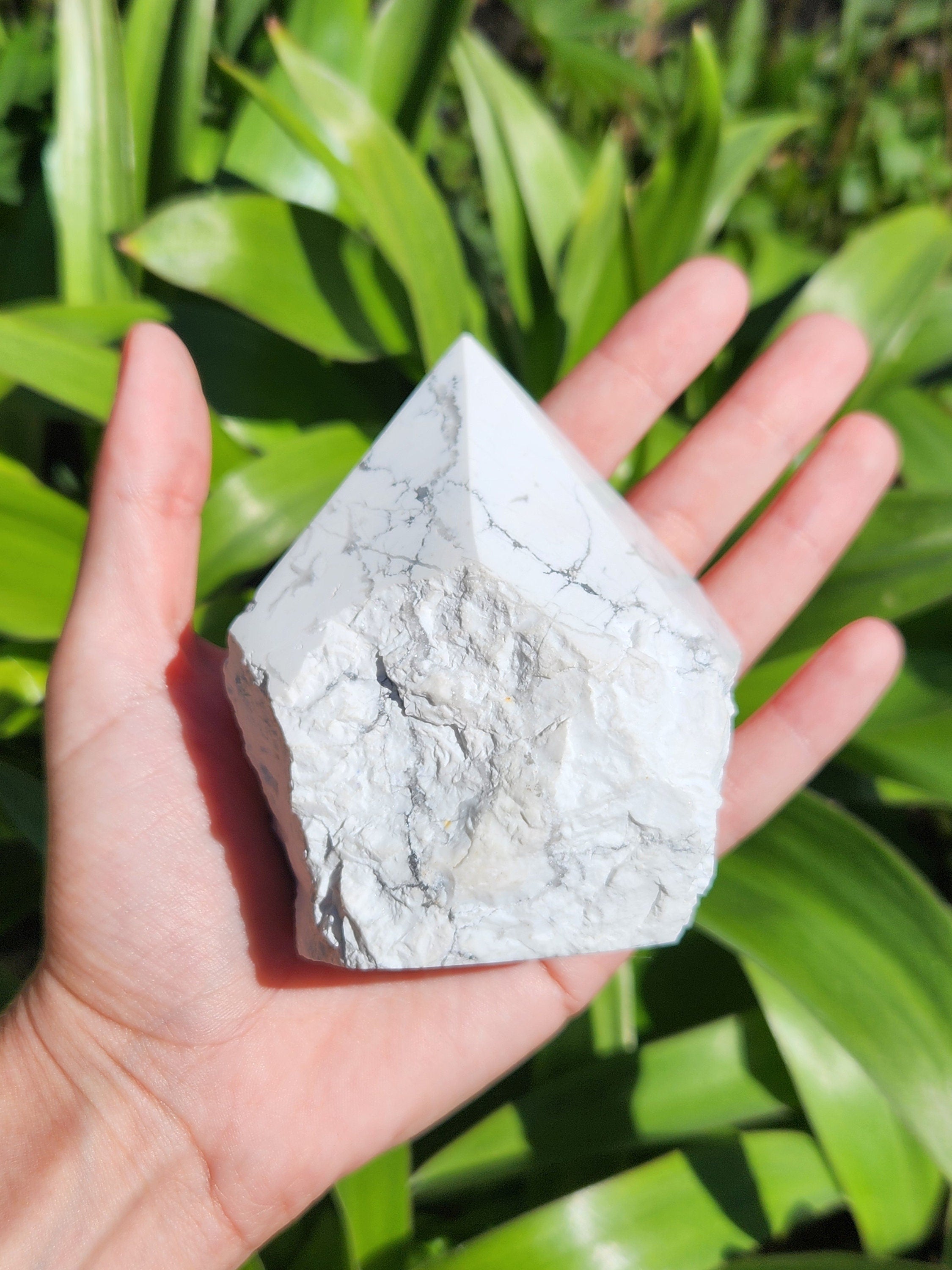 Howlite Top Polished Point