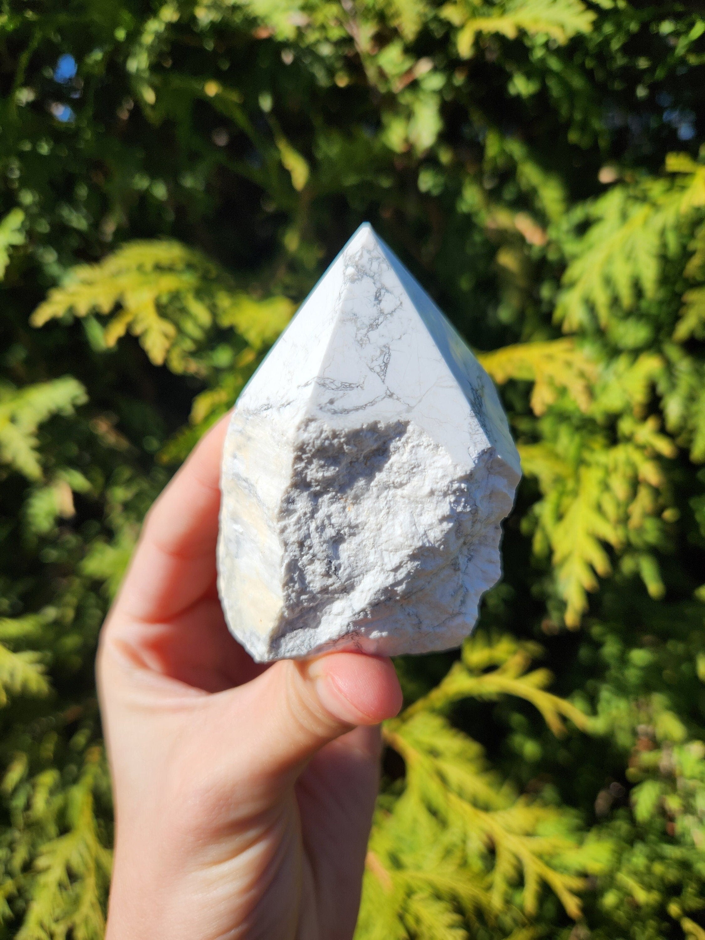 Howlite Top Polished Point