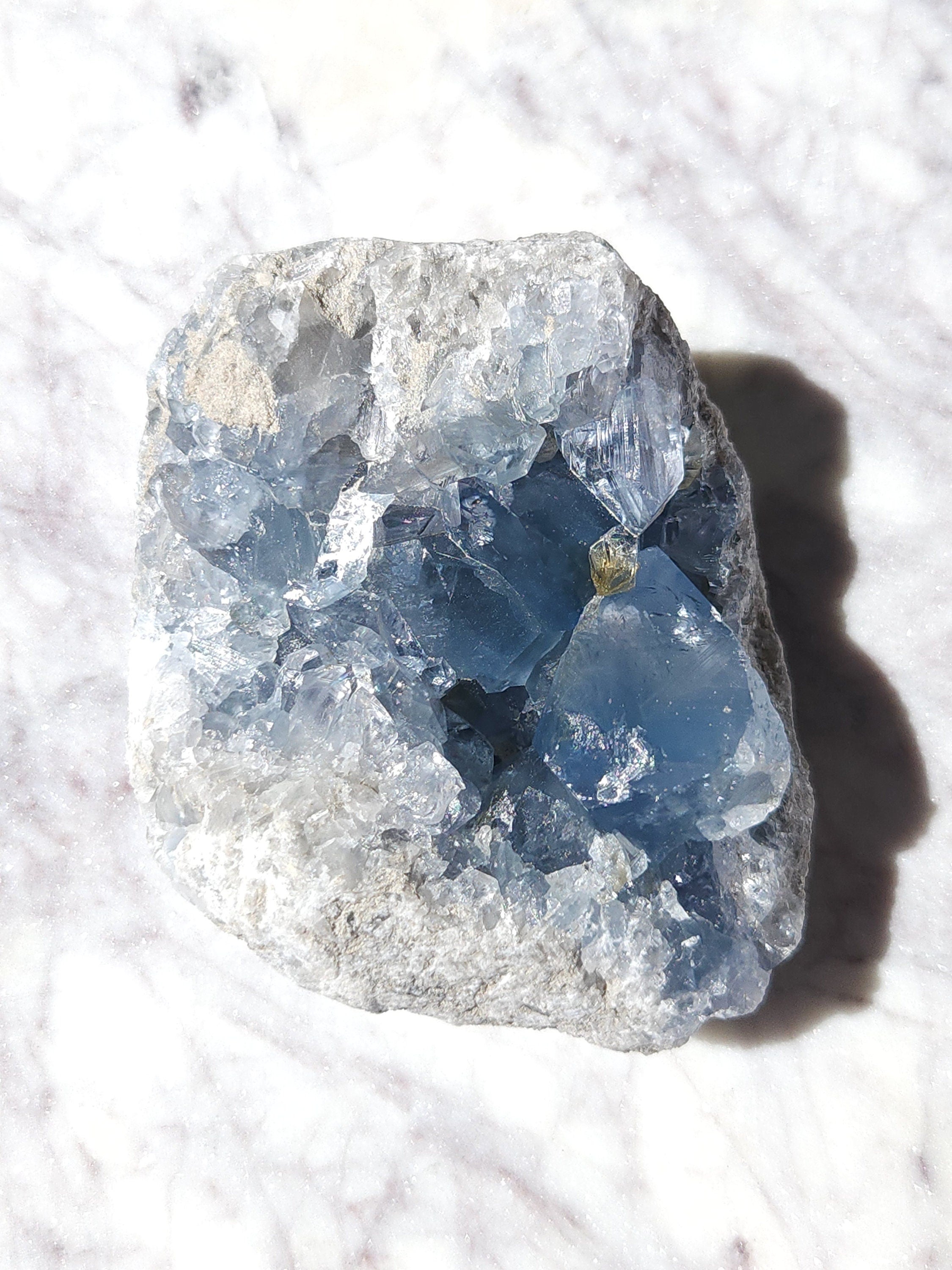 1.7 lb Celestite Crystal Geode