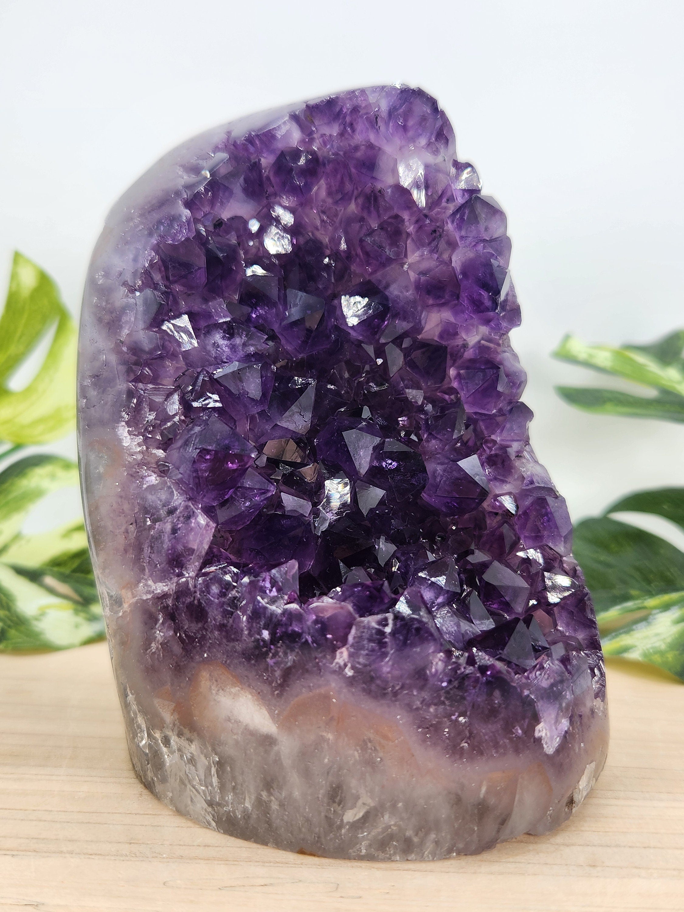 2.8 lb Amethyst Cut Base