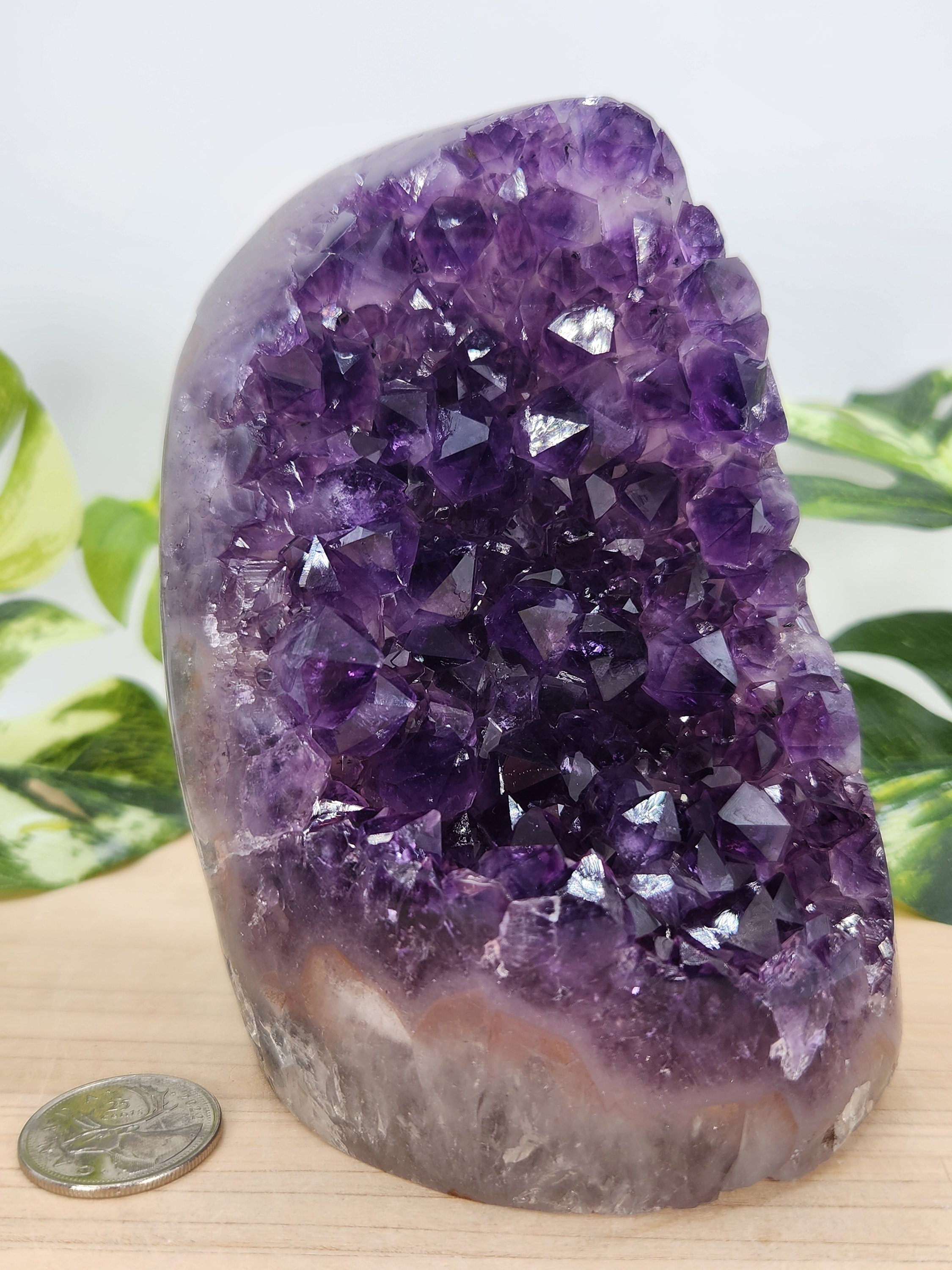 2.8 lb Amethyst Cut Base