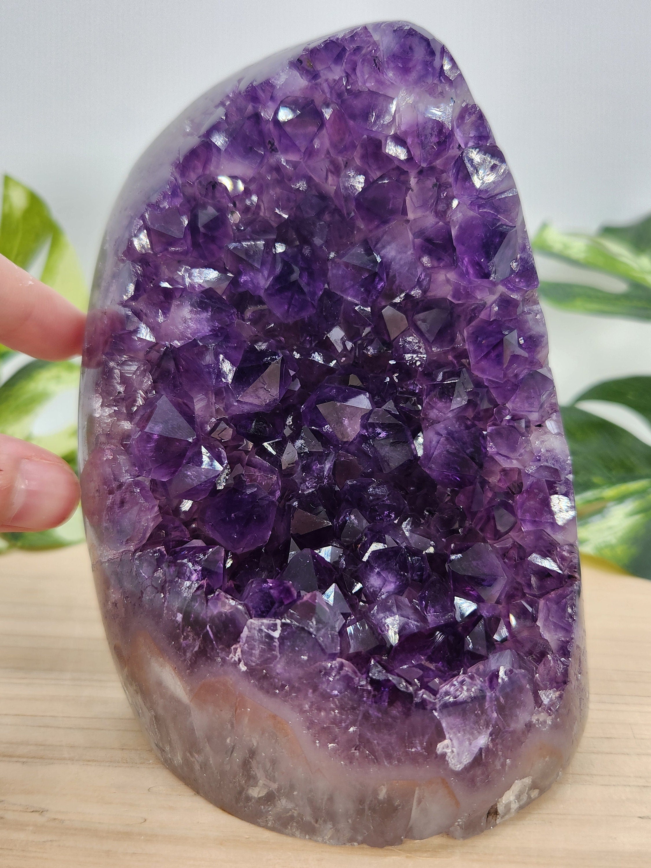 2.8 lb Amethyst Cut Base