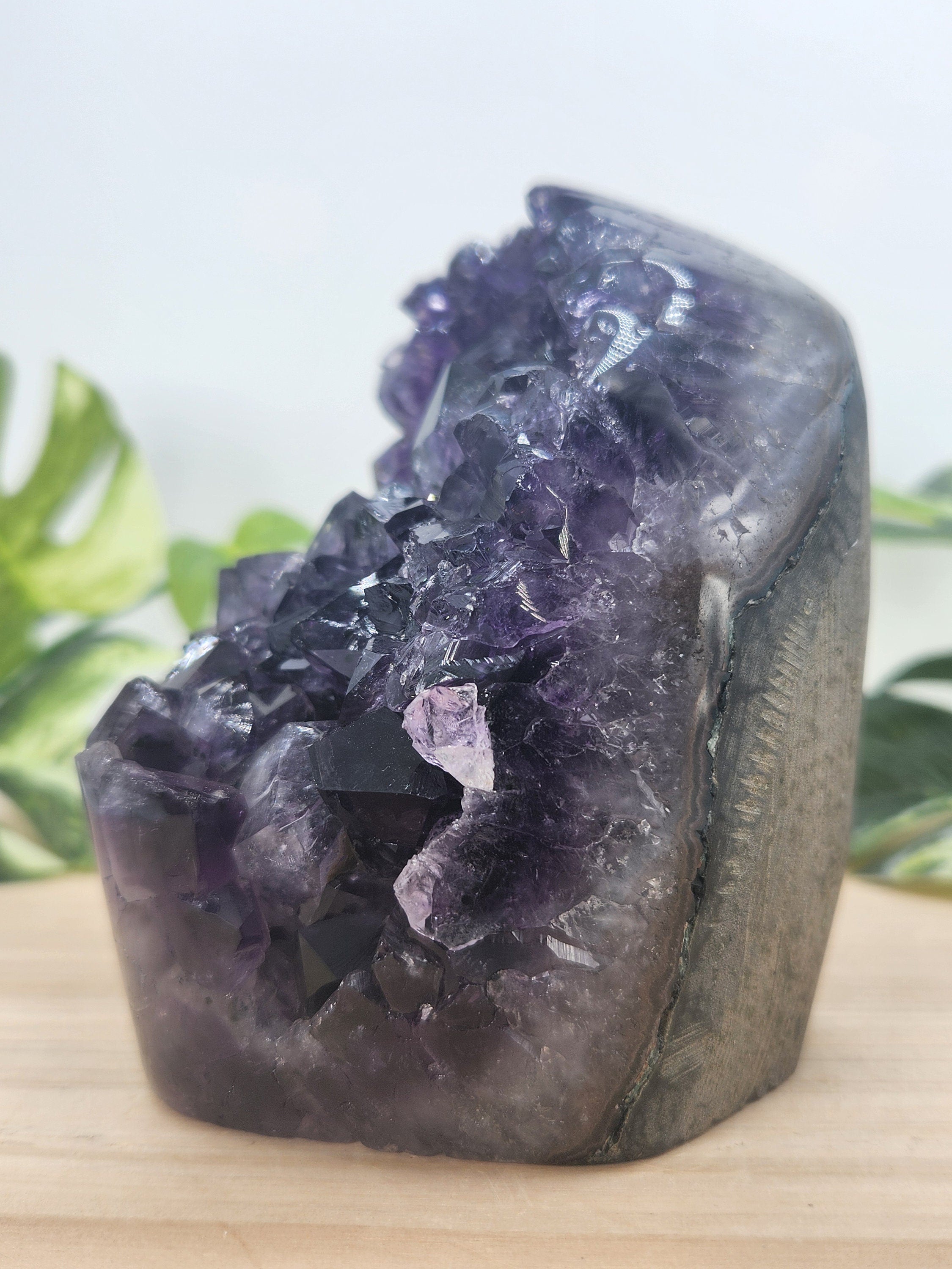 2.5 lb Amethyst Cut Base