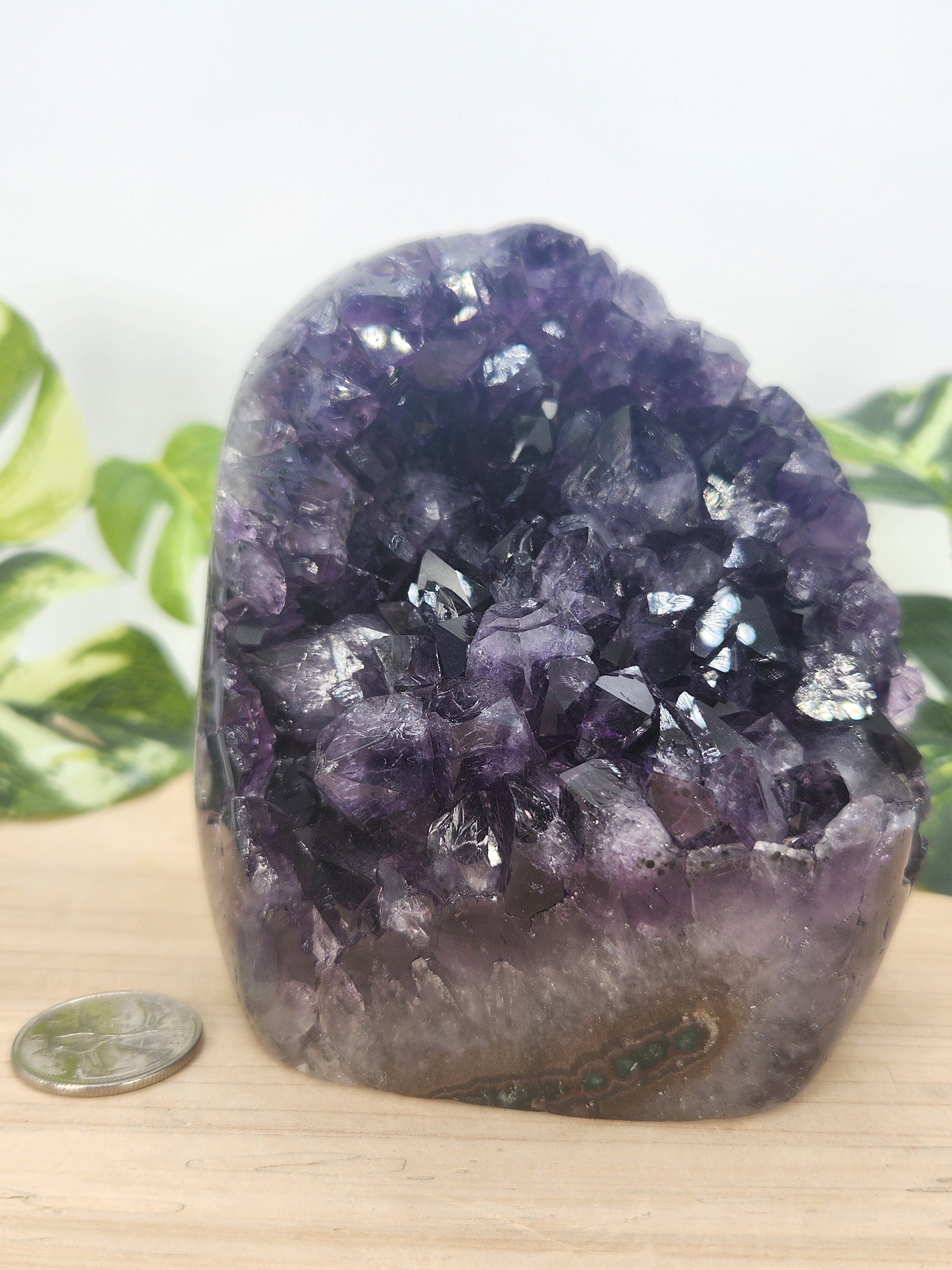 2.5 lb Amethyst Cut Base