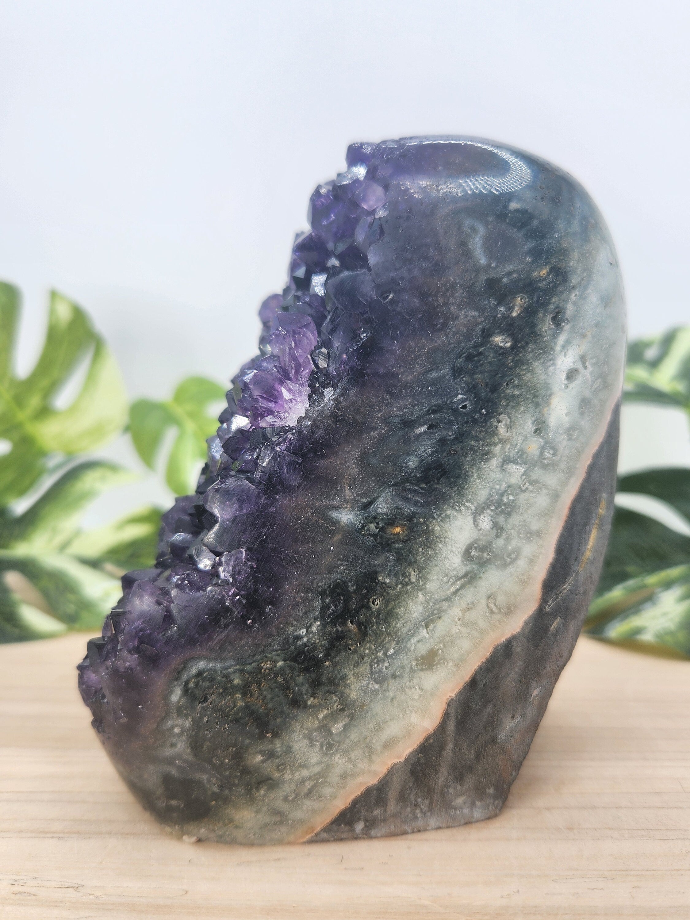 2.4 lb Amethyst Cut Base