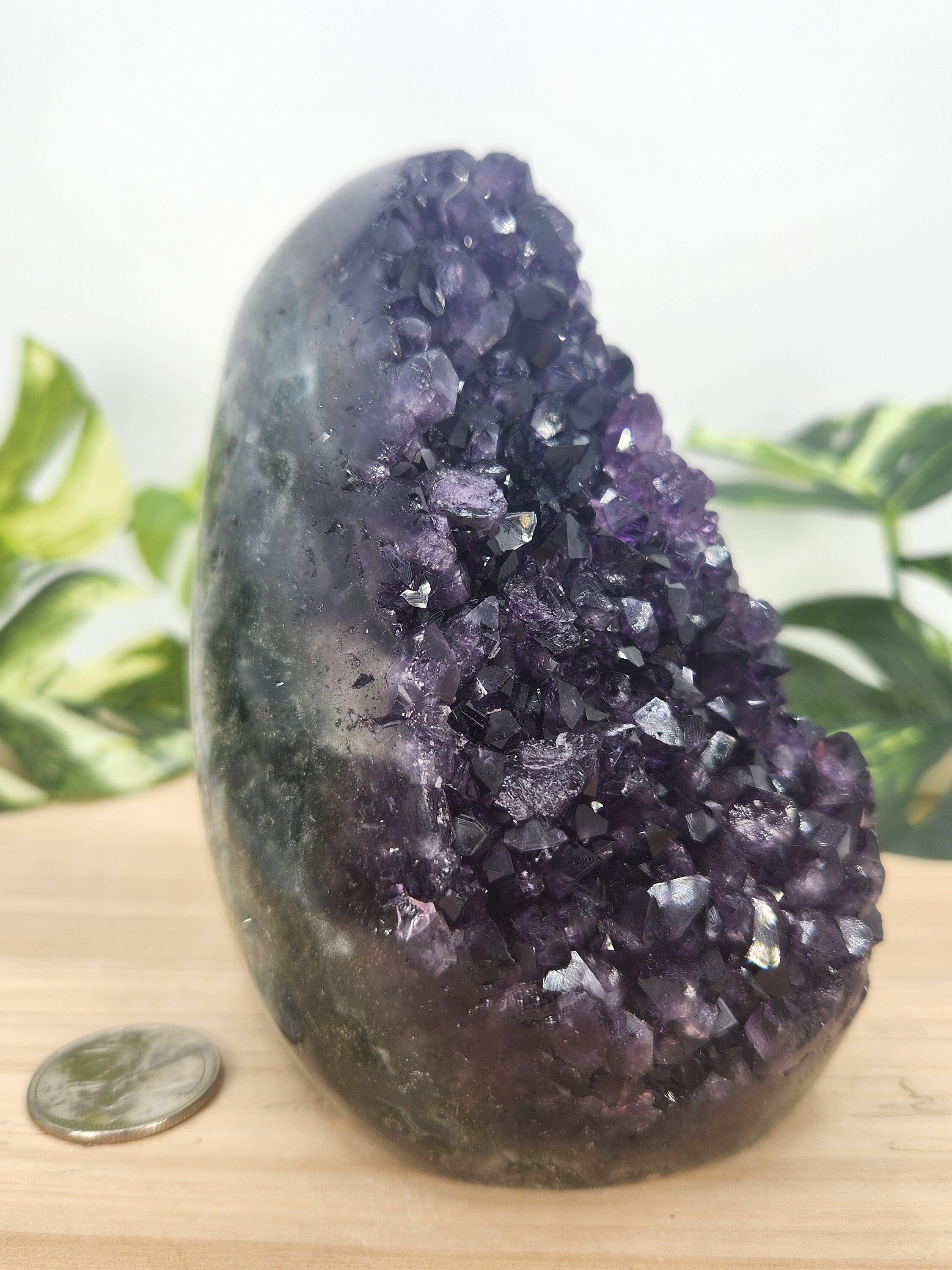 2.4 lb Amethyst Cut Base