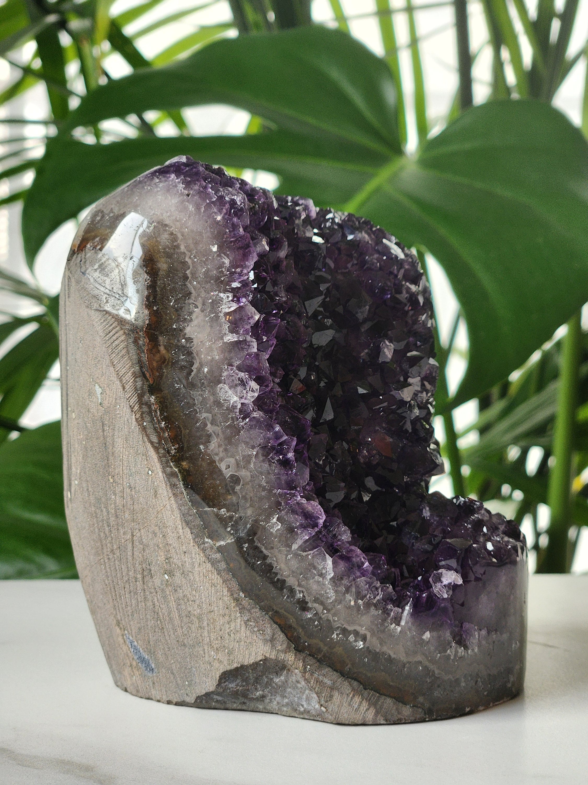 3 lb Polished Amethyst Geode