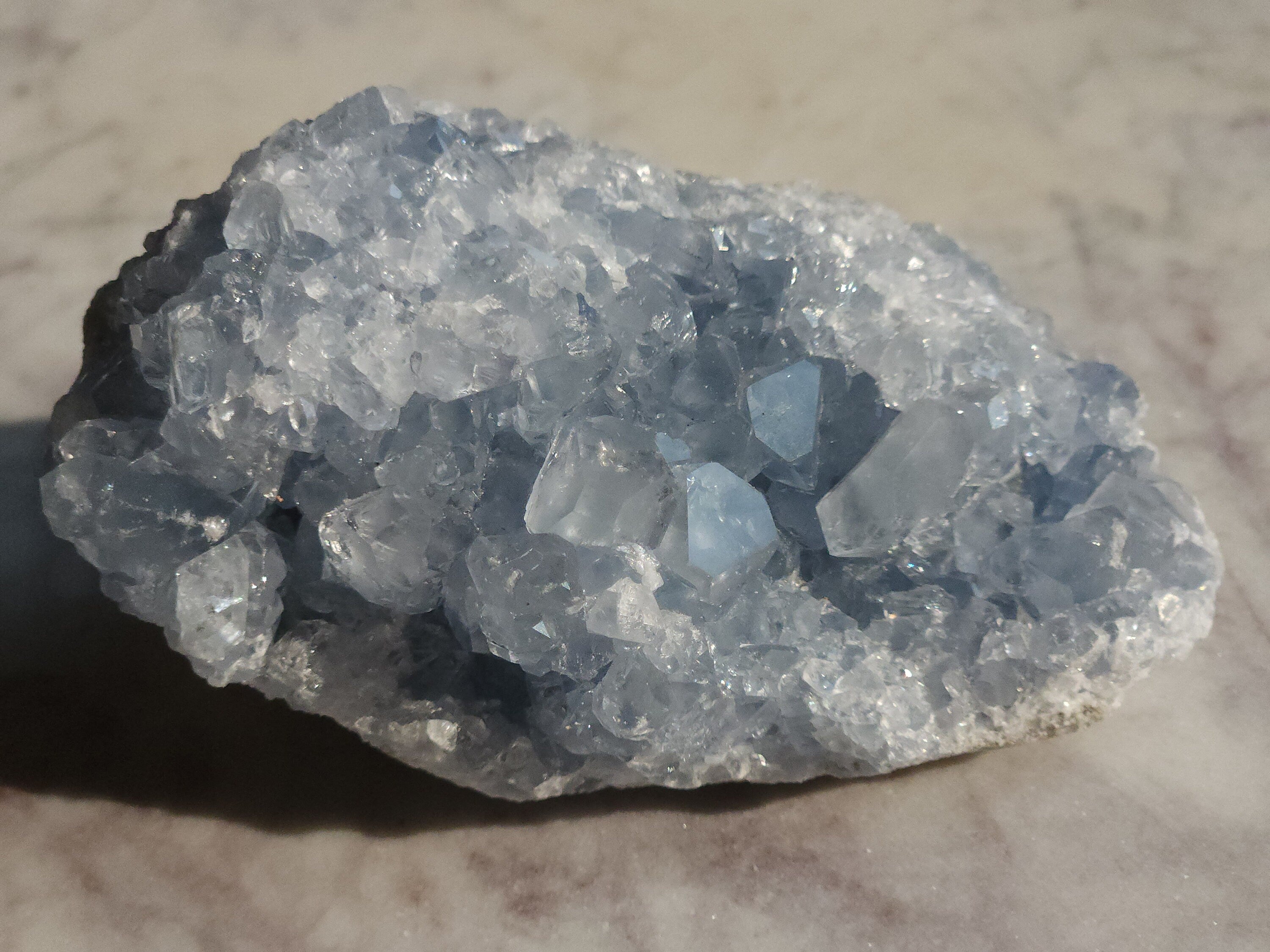 Celestite Crystal Cluster