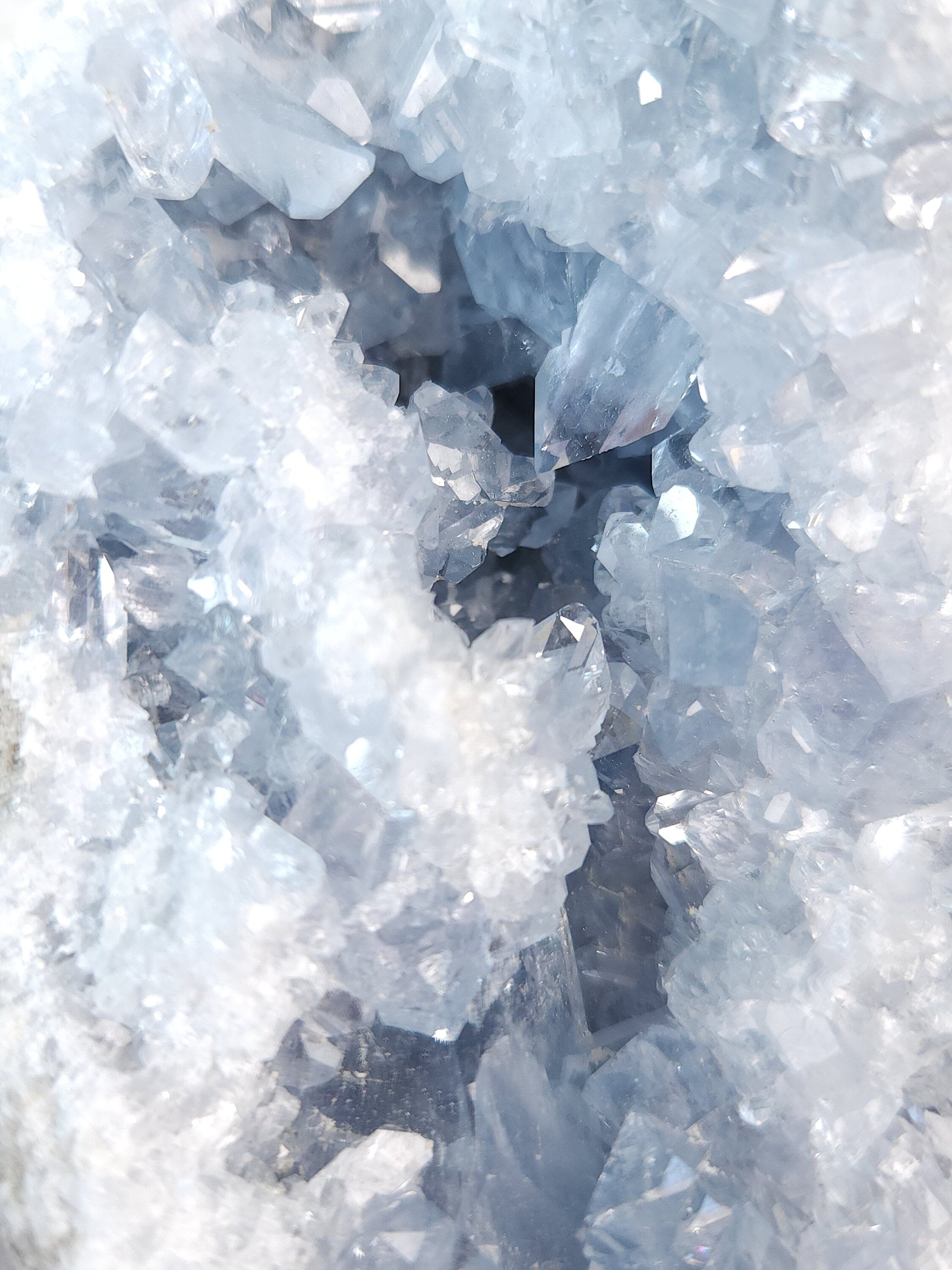 1.9 lb Celestite Crystal Cluster