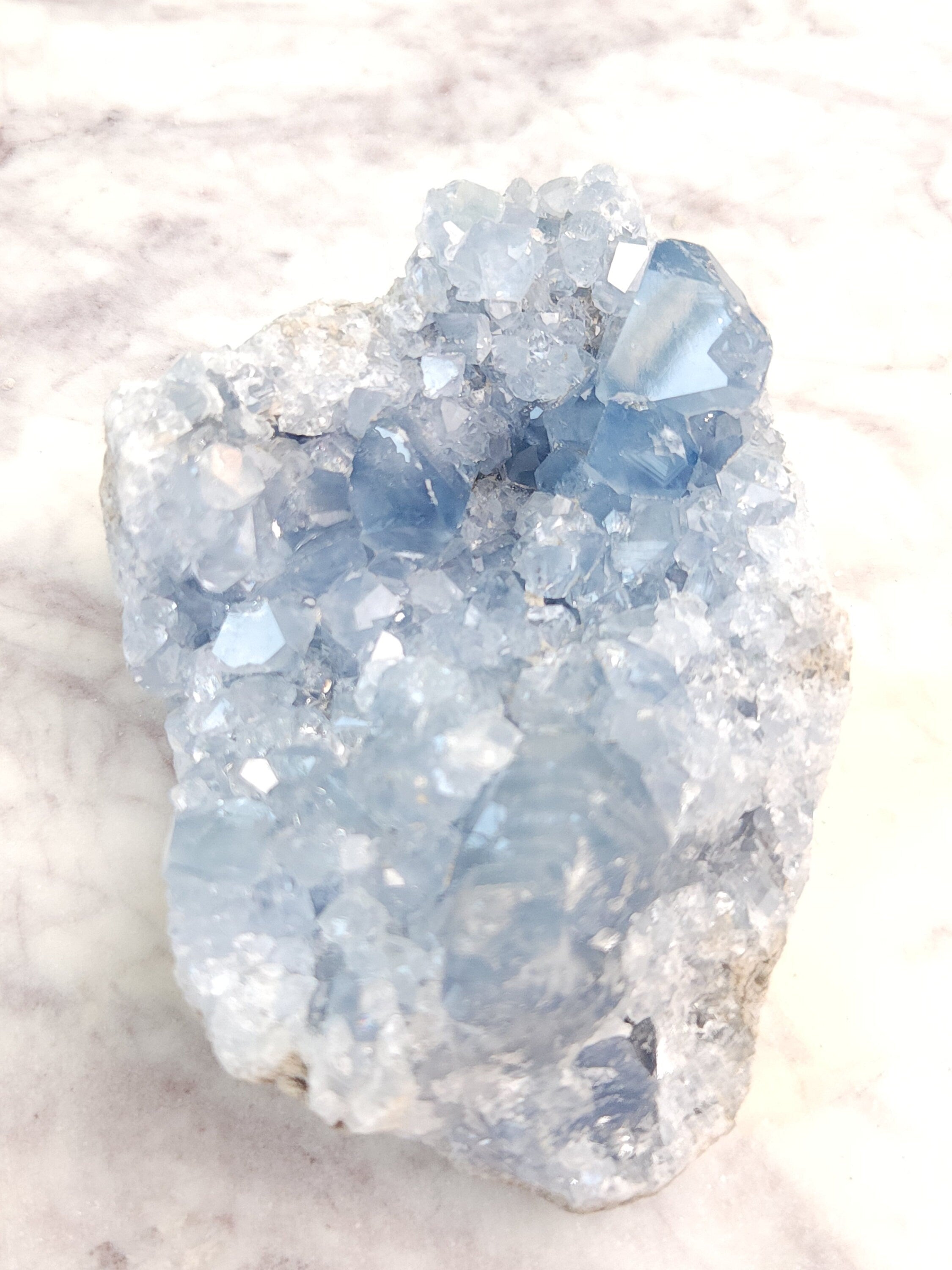 1.5 lb Celestite Crystal Cluster