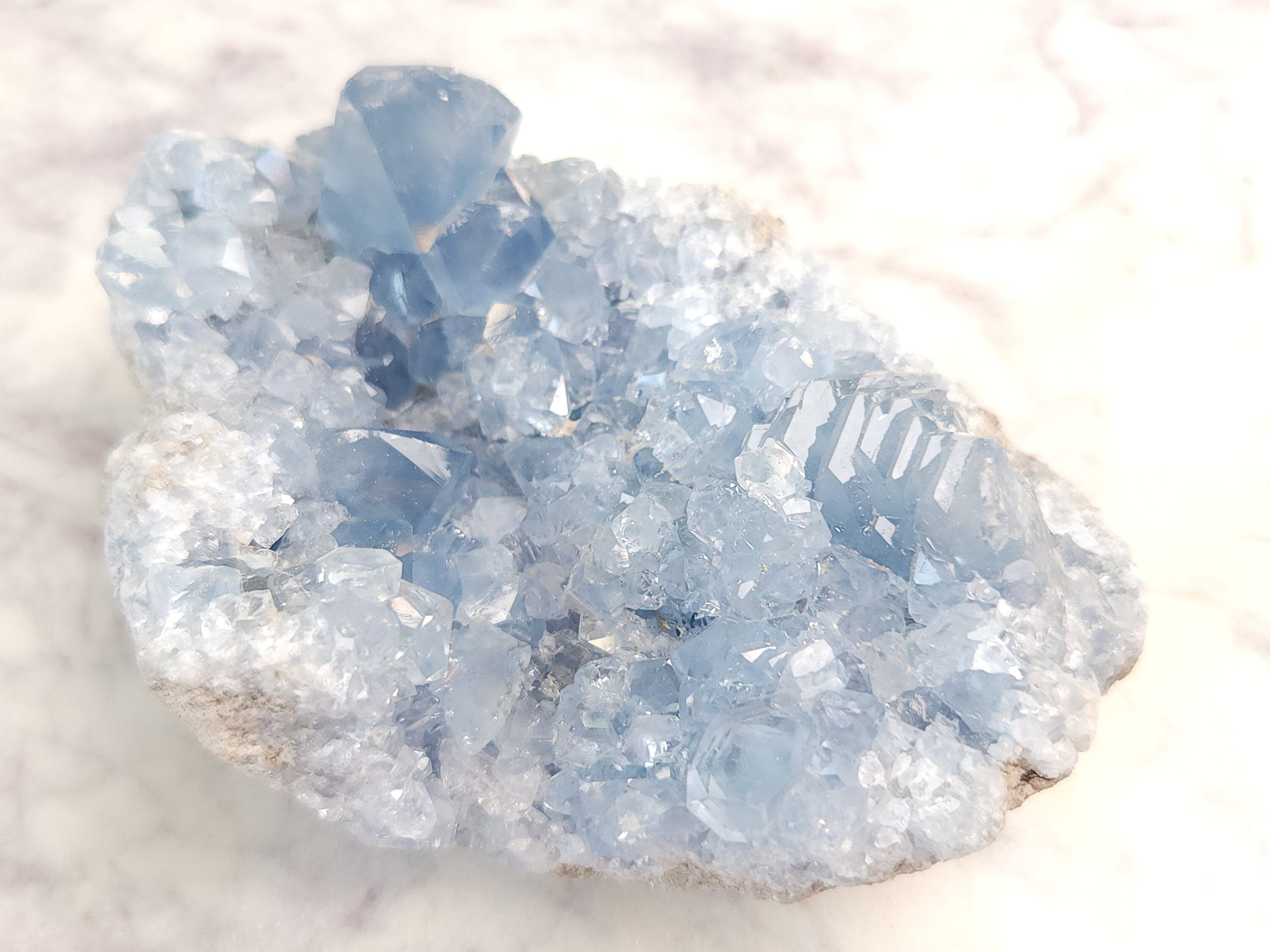 1.5 lb Celestite Crystal Cluster