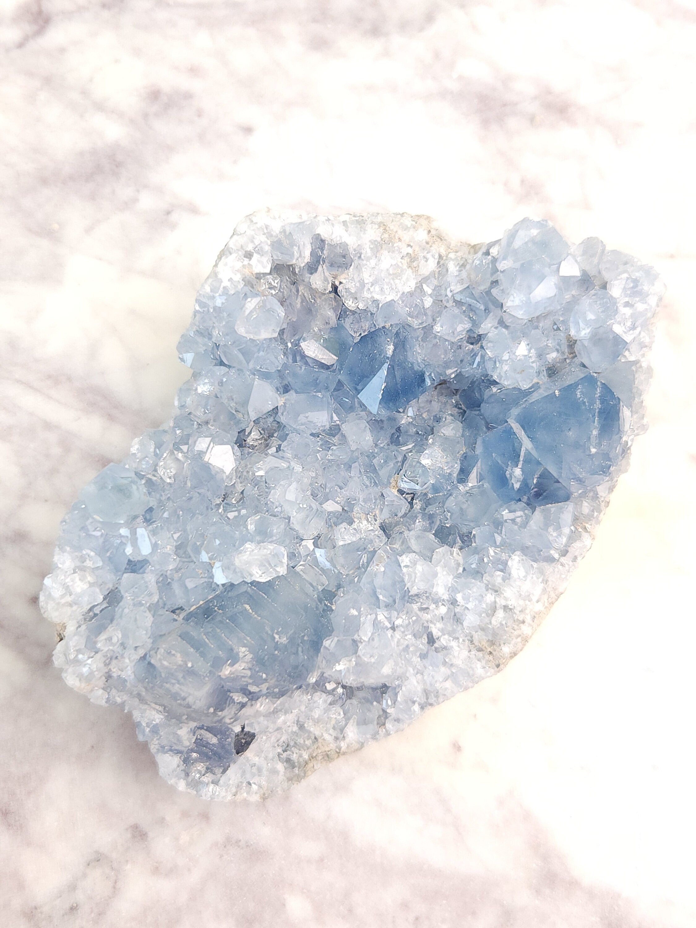 1.5 lb Celestite Crystal Cluster