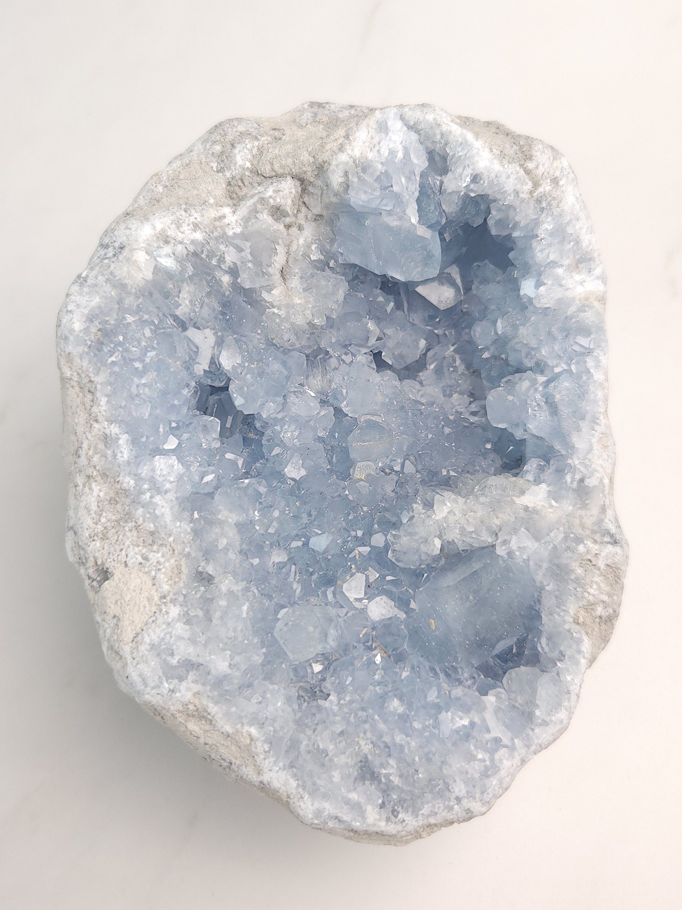 6.7 lb Celestite Crystal Cluster