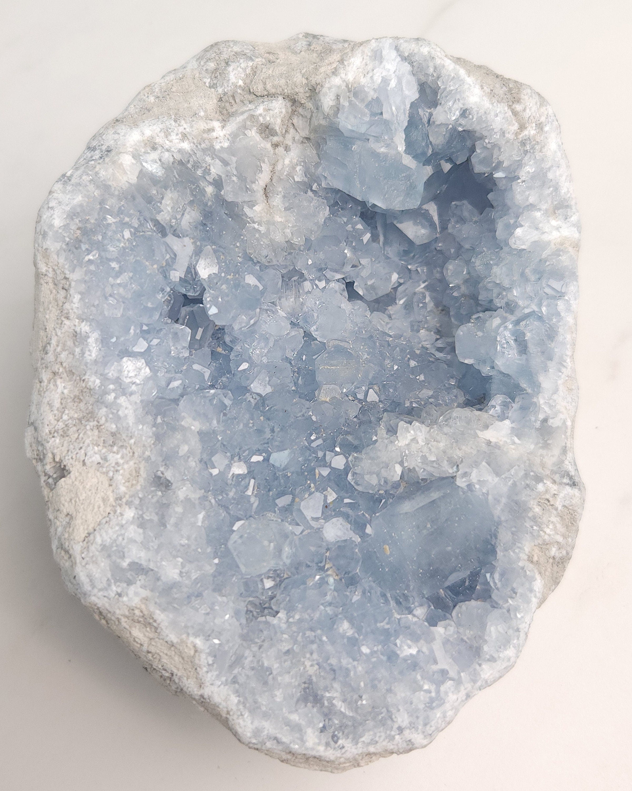 6.7 lb Celestite Crystal Cluster