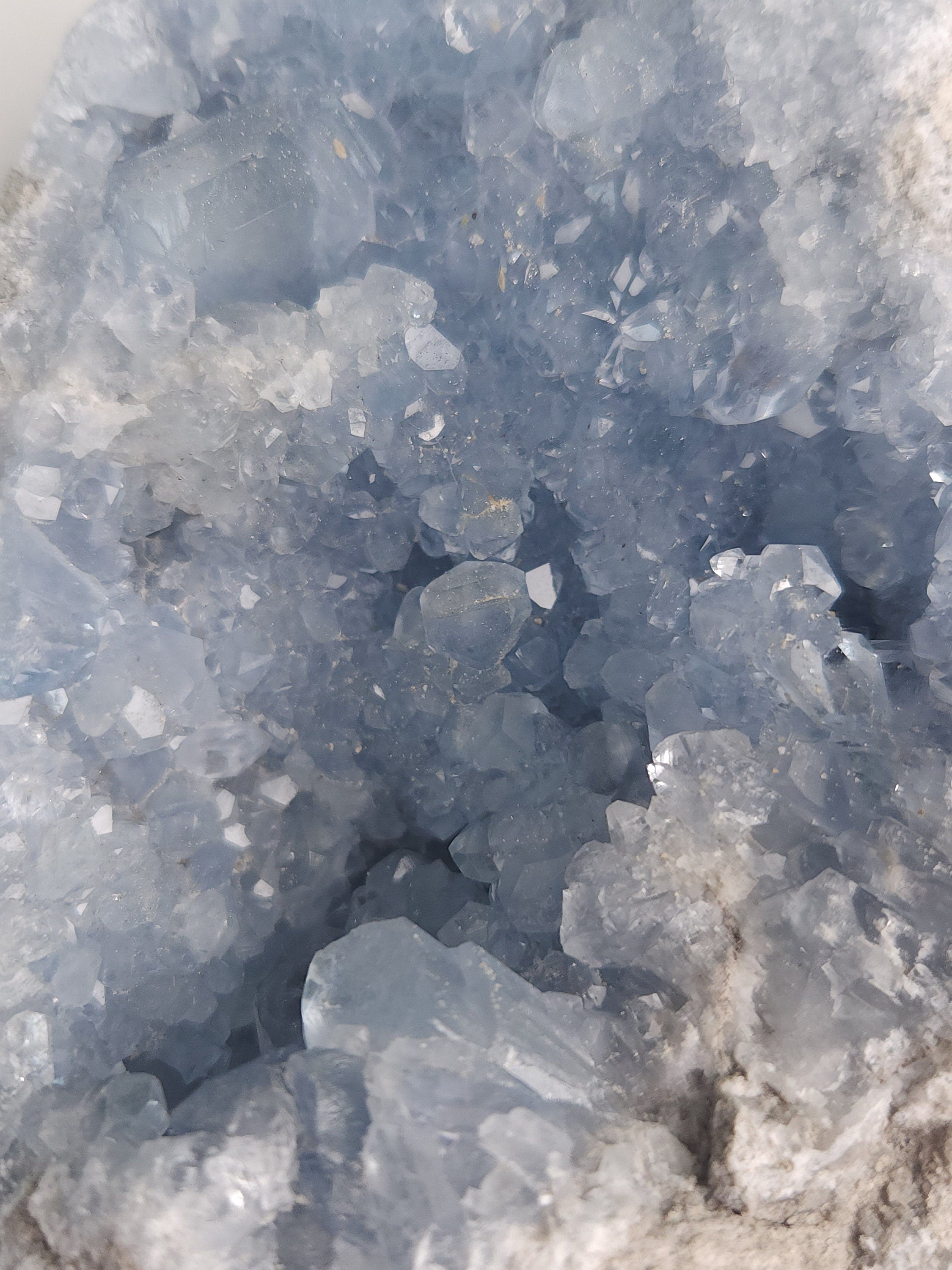 6.7 lb Celestite Crystal Cluster