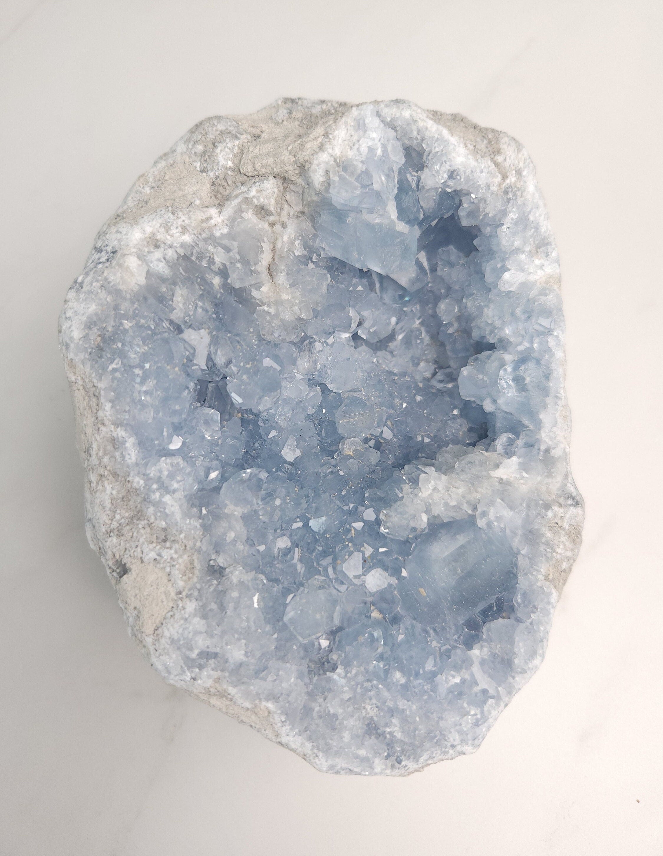 6.7 lb Celestite Crystal Cluster