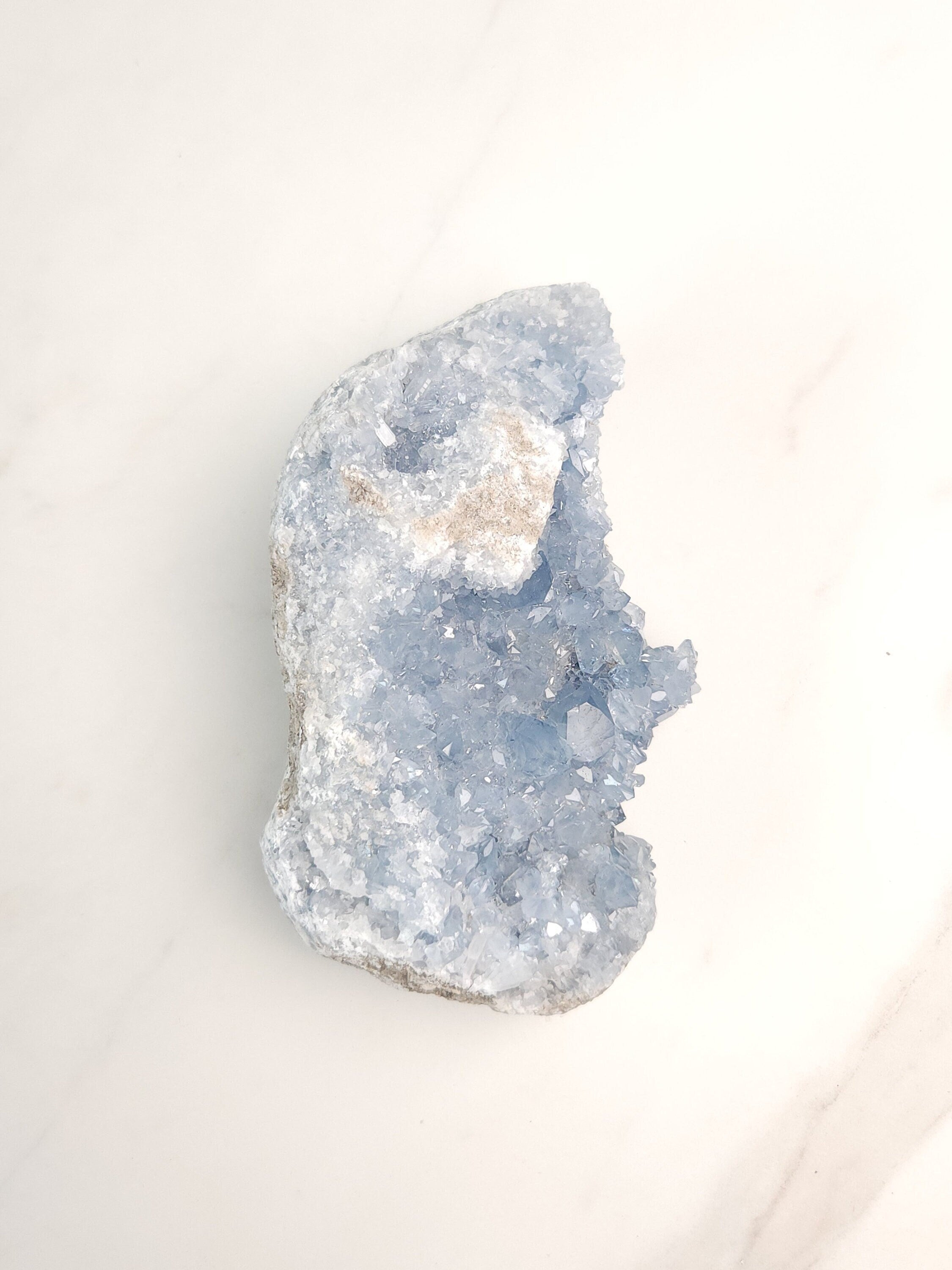 3.3 lb Celestite Crystal Cluster