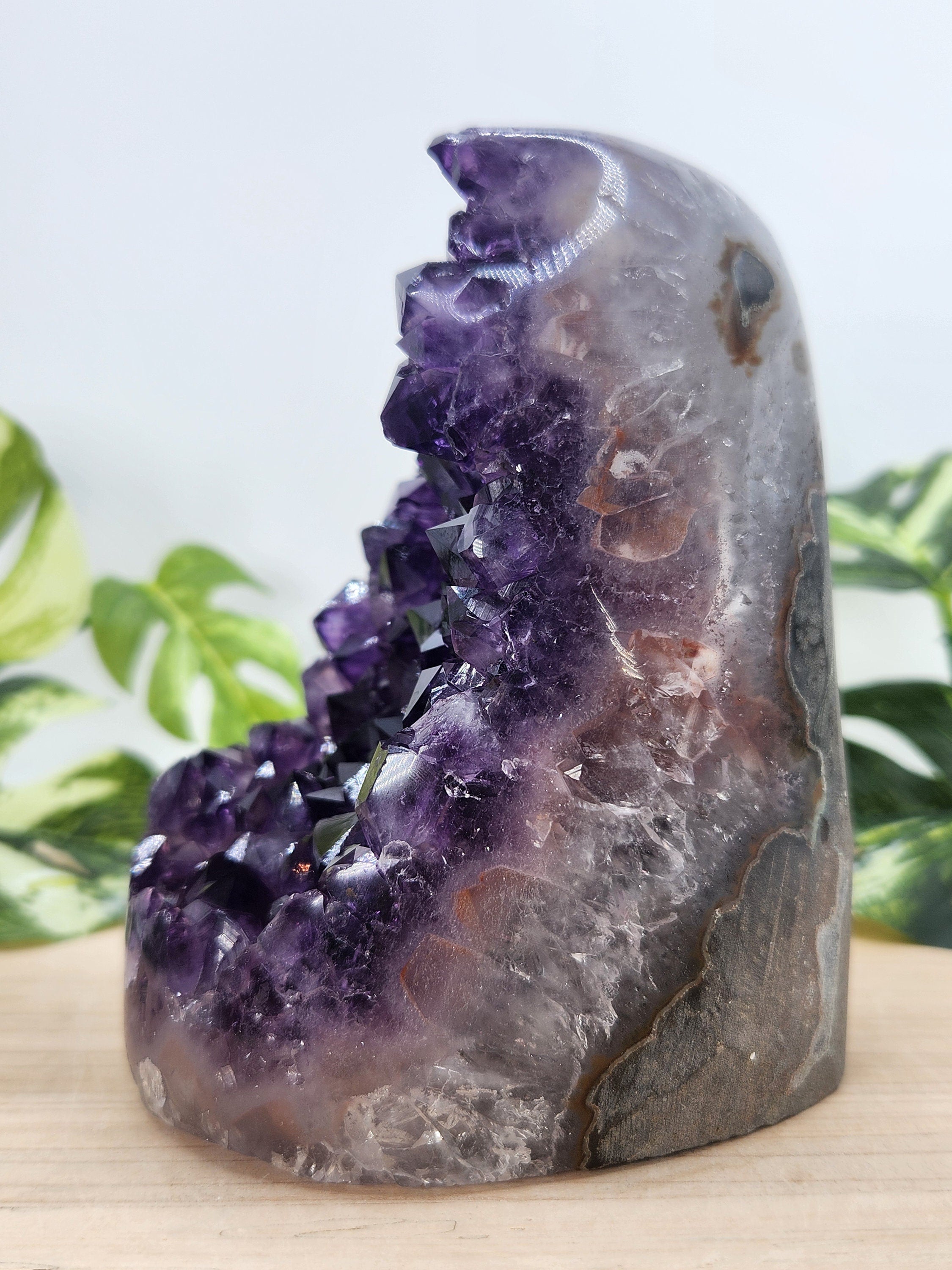 2.8 lb Amethyst Cut Base