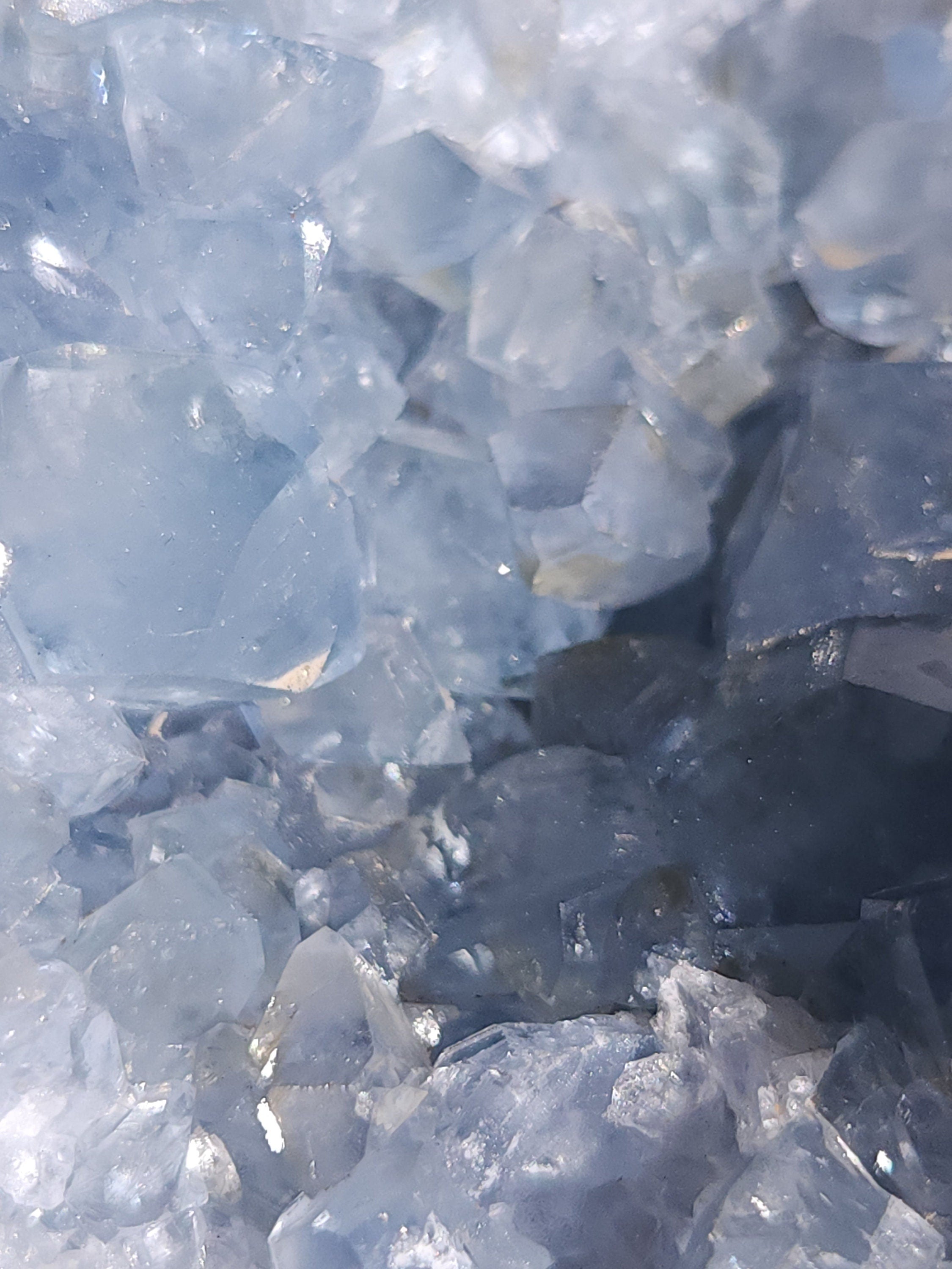 1.5 lb Celestite Crystal Cluster