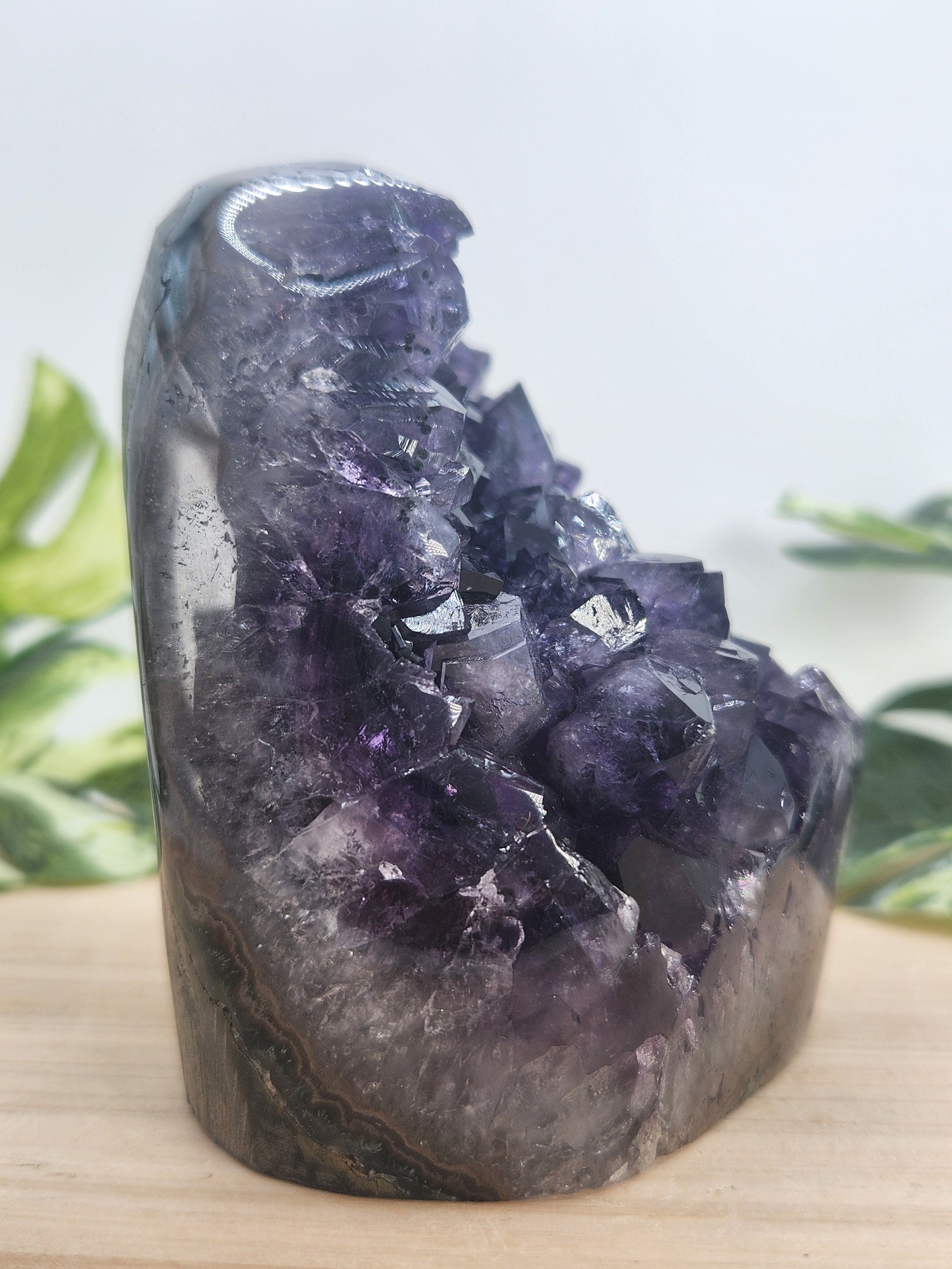 2.5 lb Amethyst Cut Base