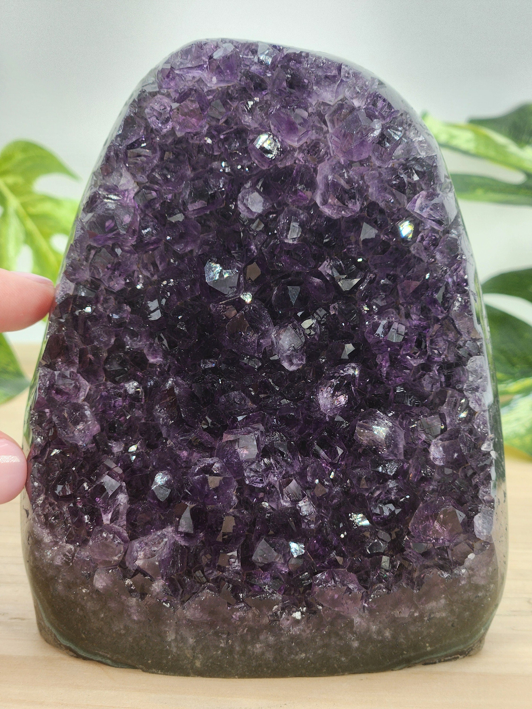 1.9 lb Amethyst Cut Base