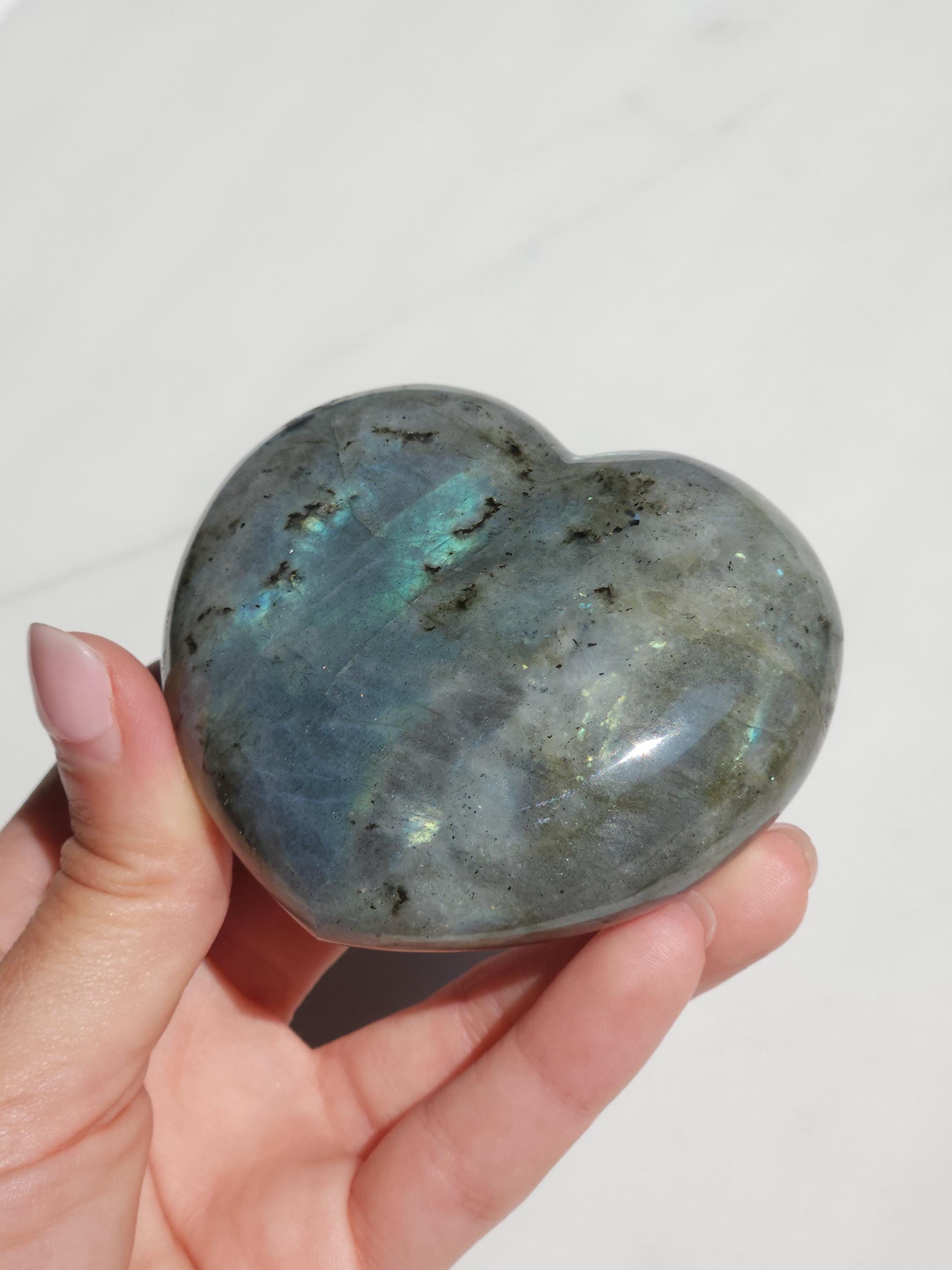 BEAUTIFUL Labradorite Heart