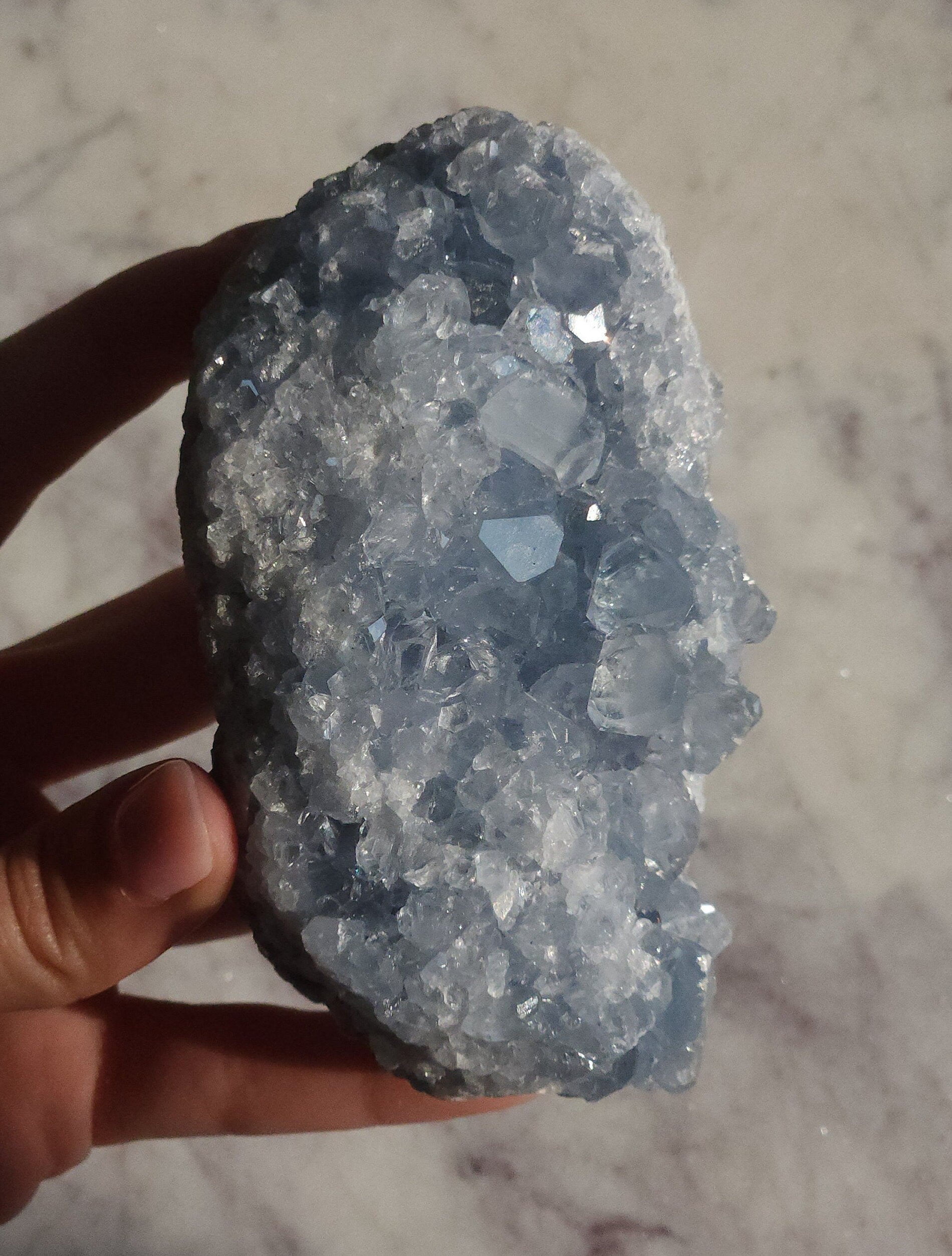 Celestite Crystal Cluster