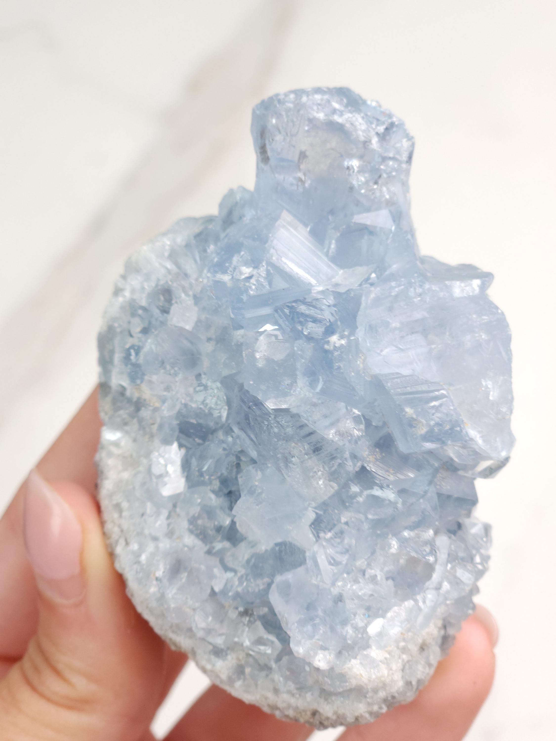 Celestite Crystal Cluster