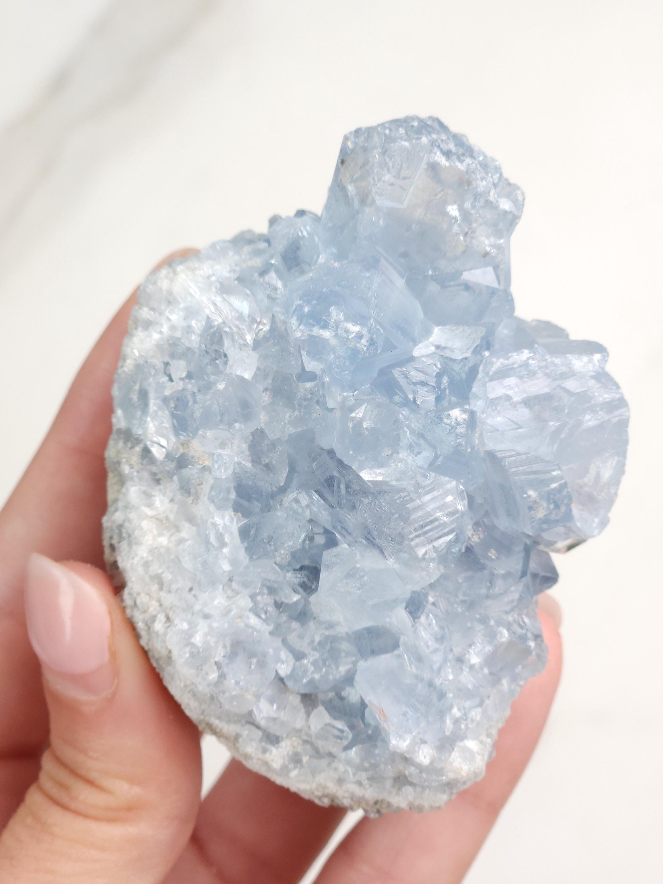 Celestite Crystal Cluster