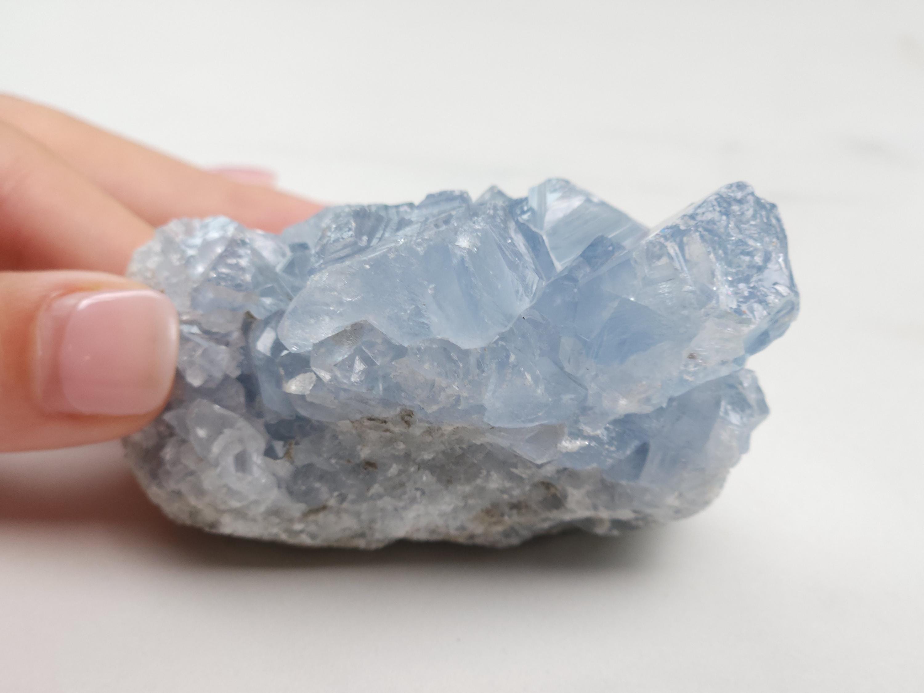 Celestite Crystal Cluster