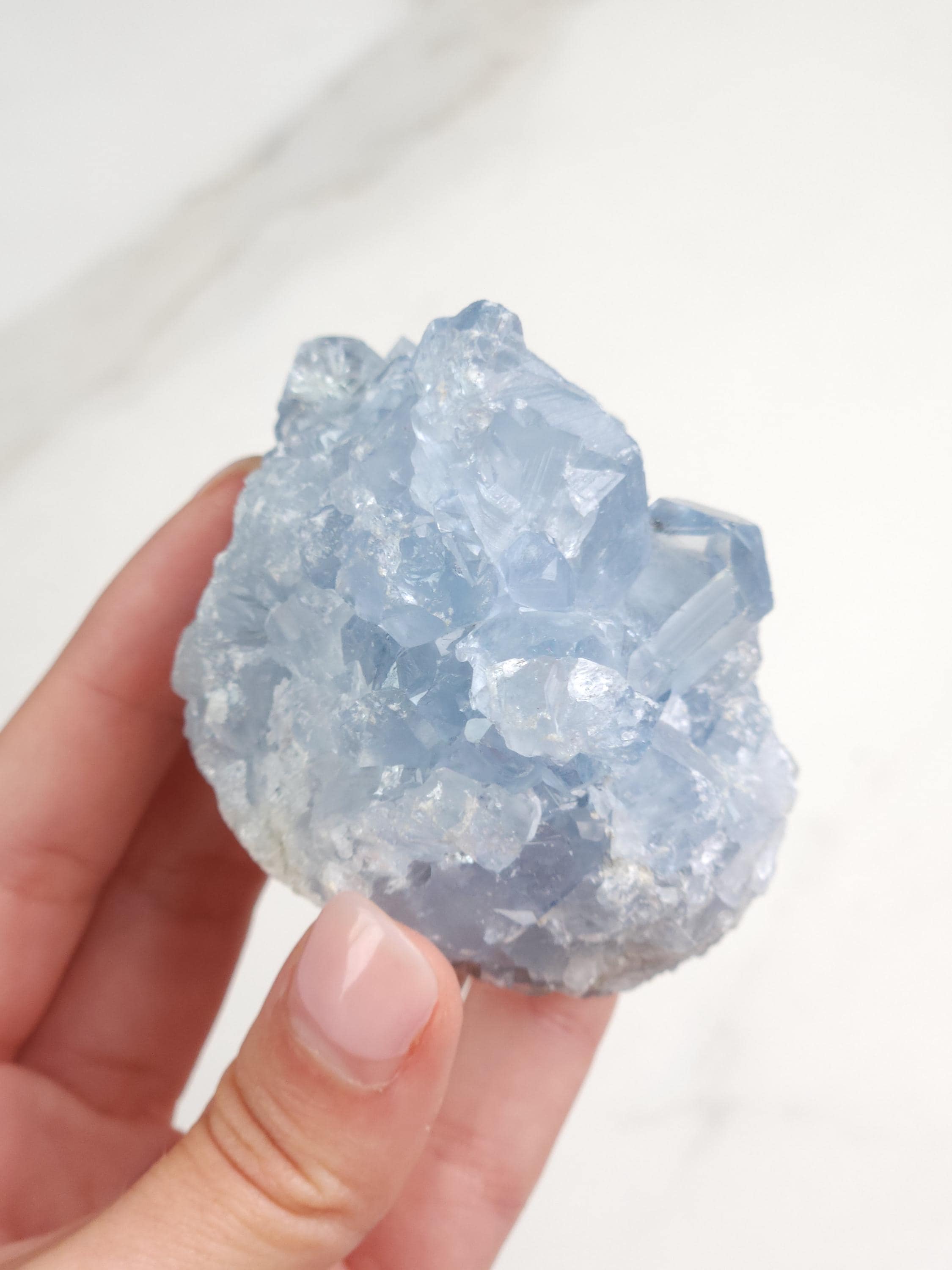 0.5 lb Celestite Crystal Cluster