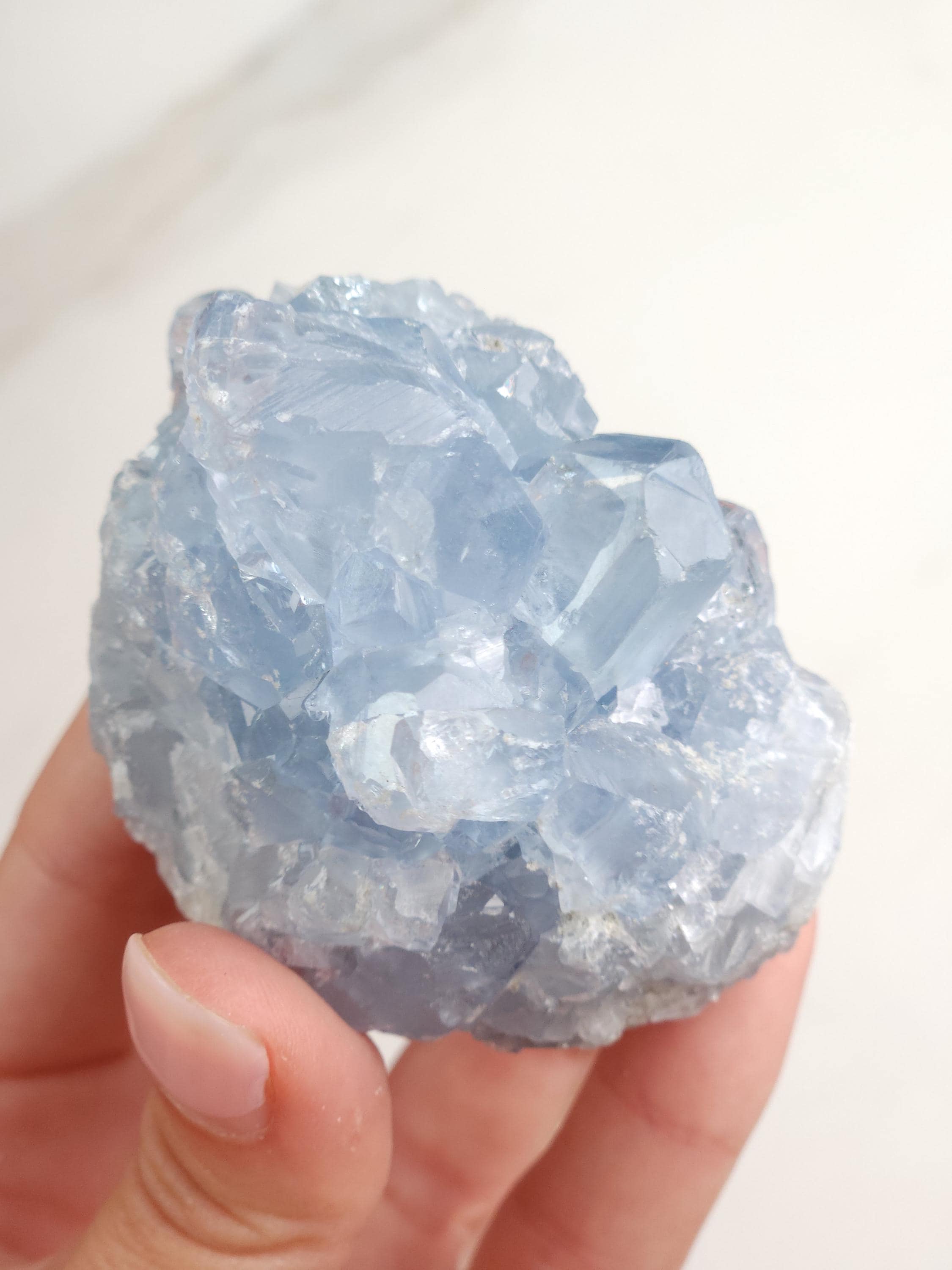 0.5 lb Celestite Crystal Cluster