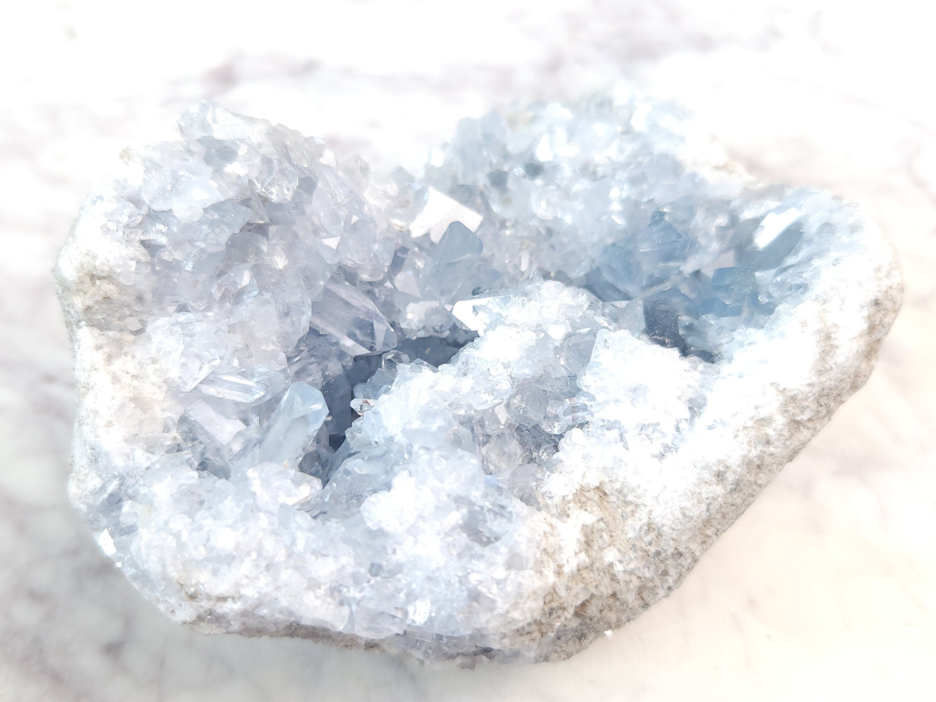 1.9 lb Celestite Crystal Cluster