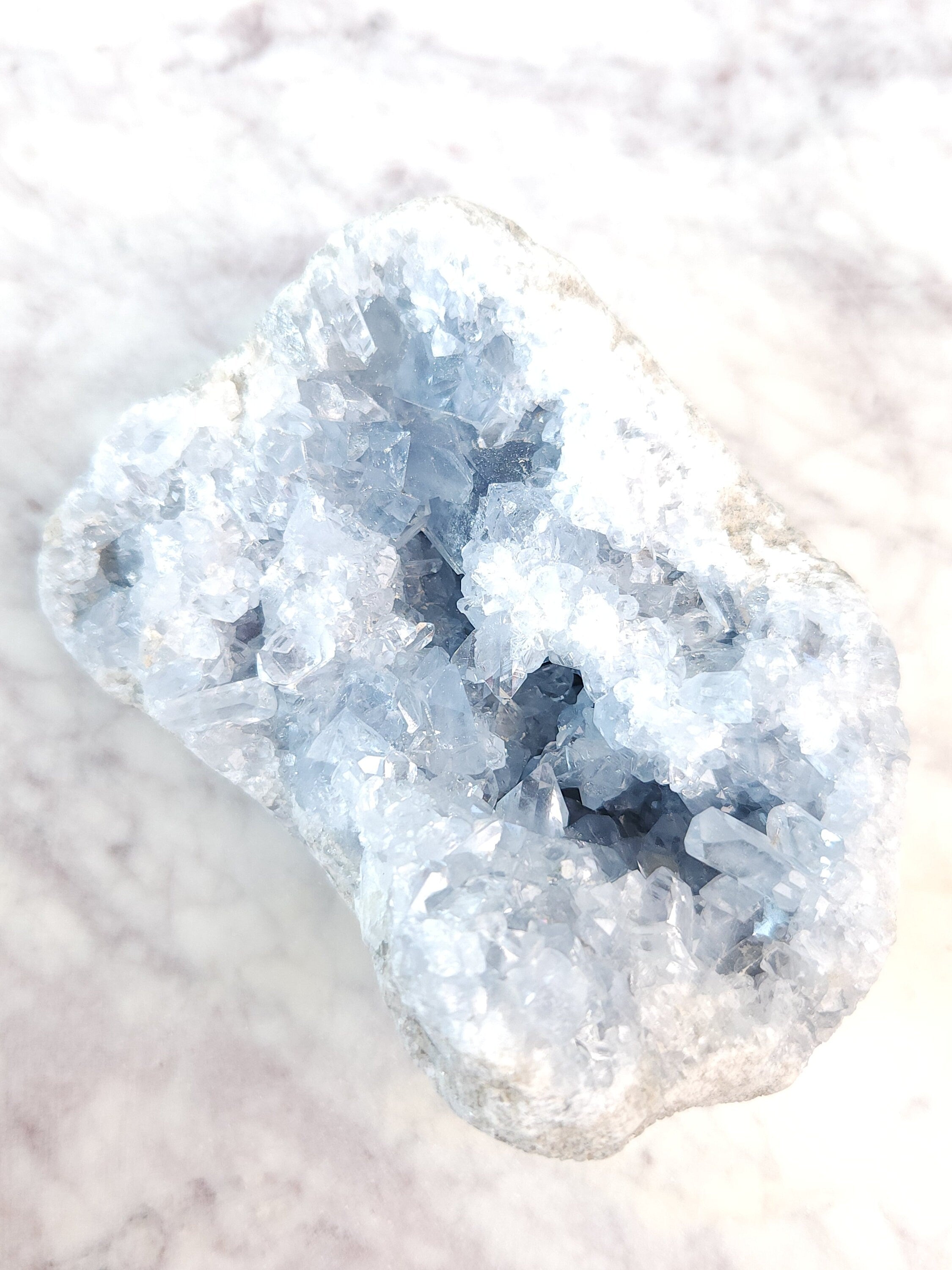 1.9 lb Celestite Crystal Cluster