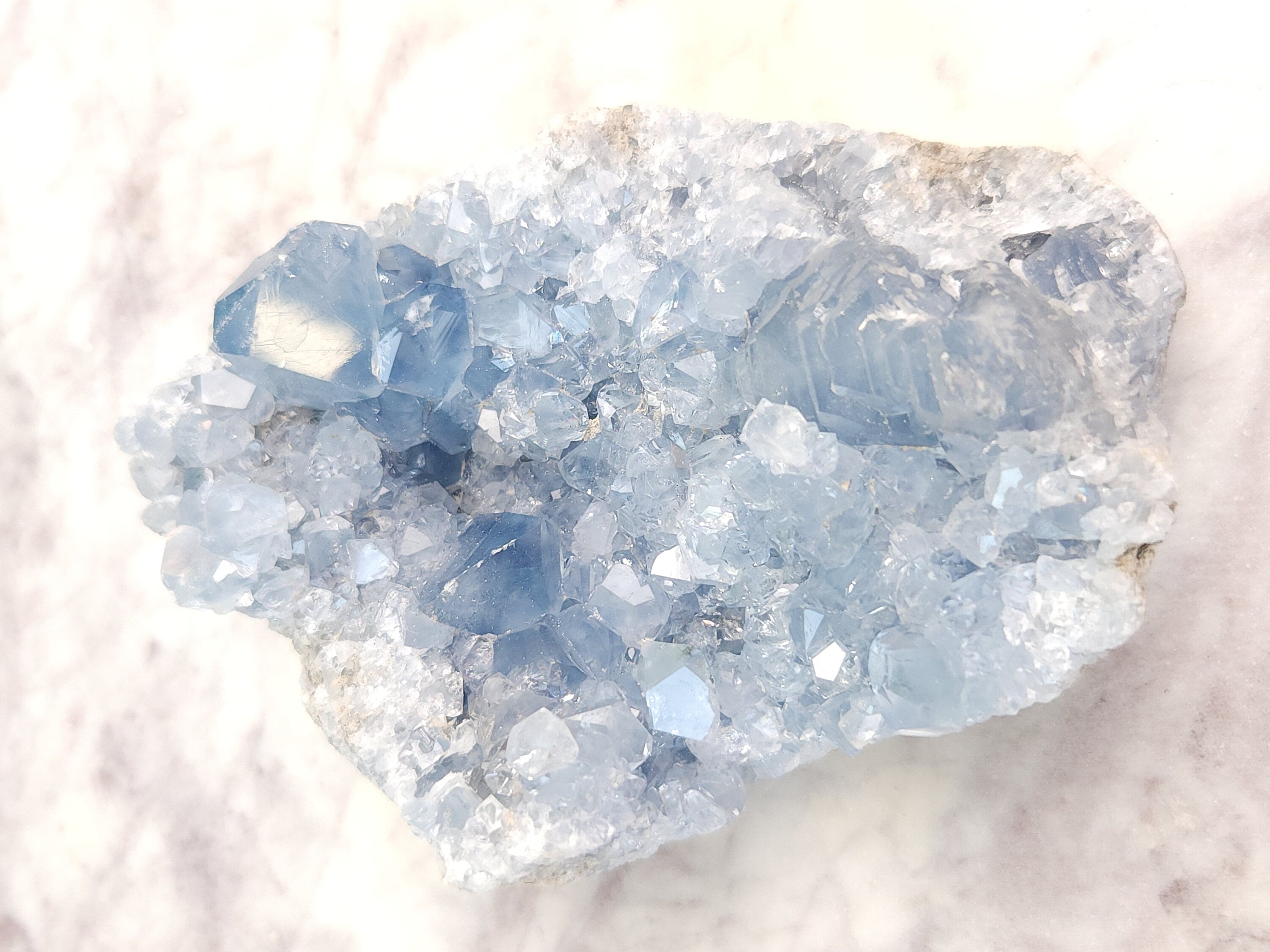 1.5 lb Celestite Crystal Cluster