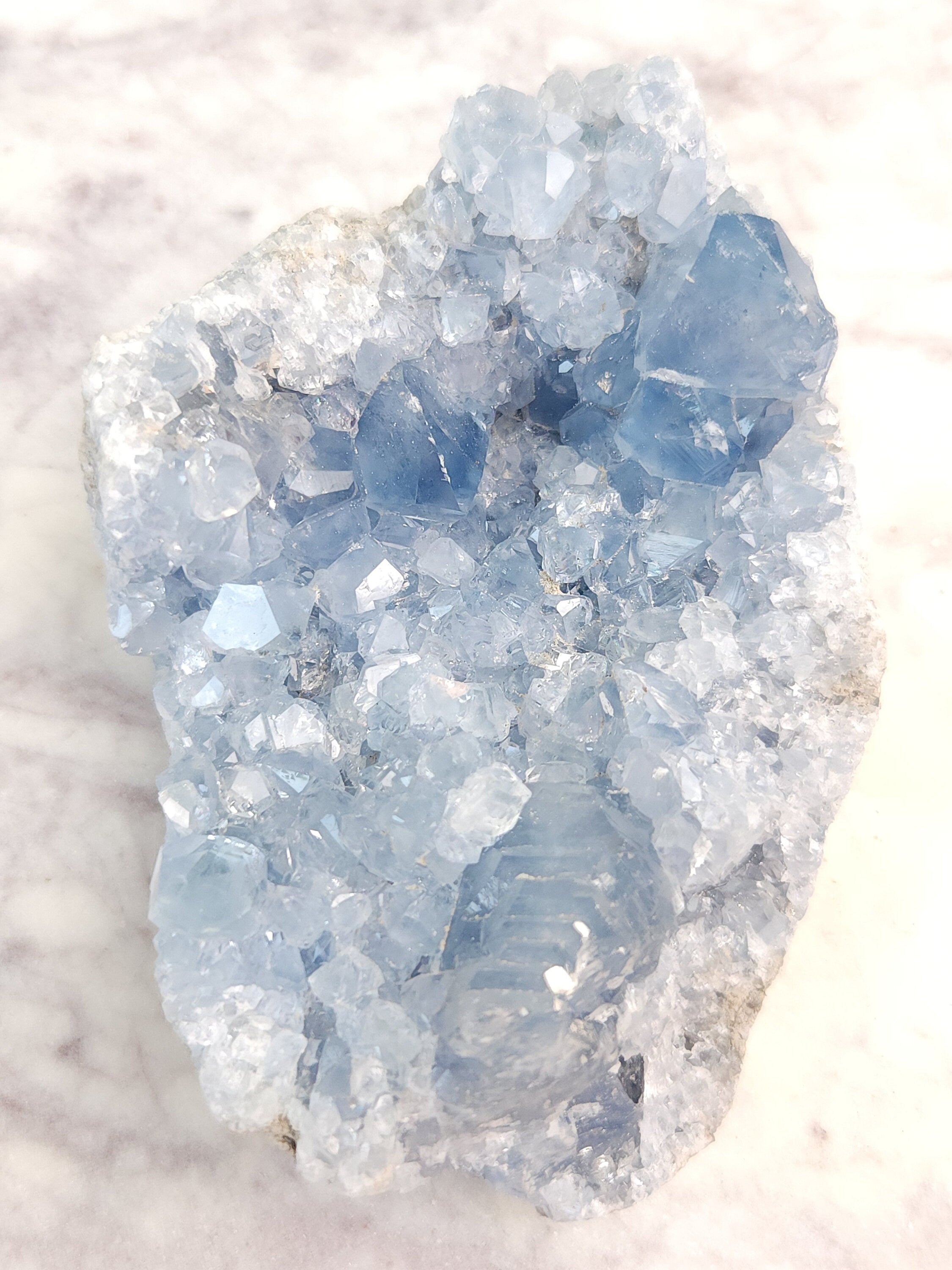 1.5 lb Celestite Crystal Cluster