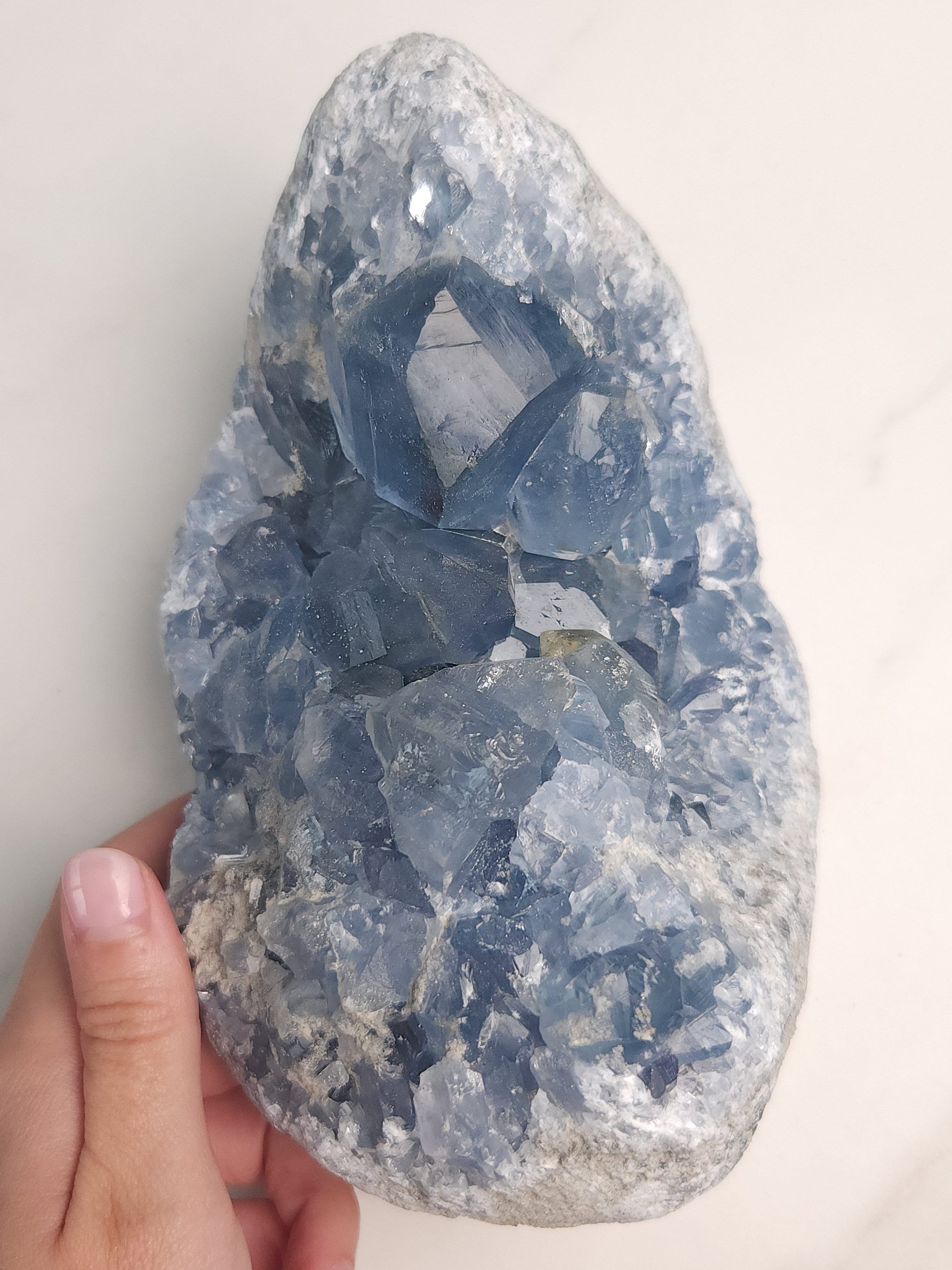 7 lb Celestite Crystal Cluster