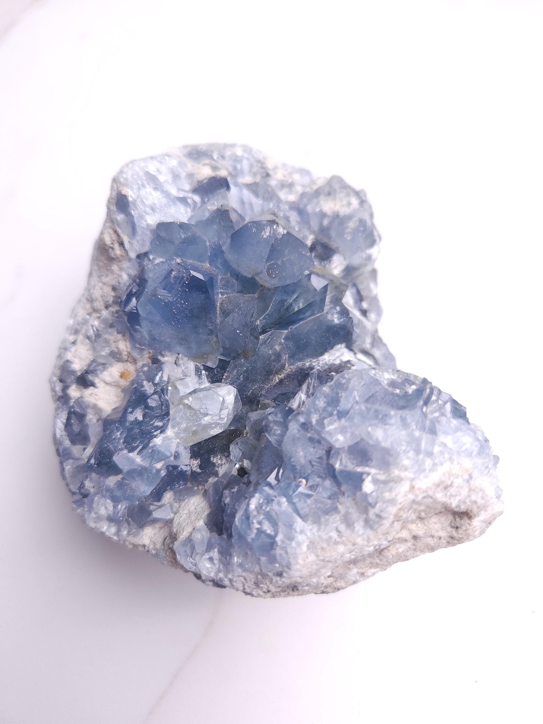 3.7 lb Celestite Crystal Cluster