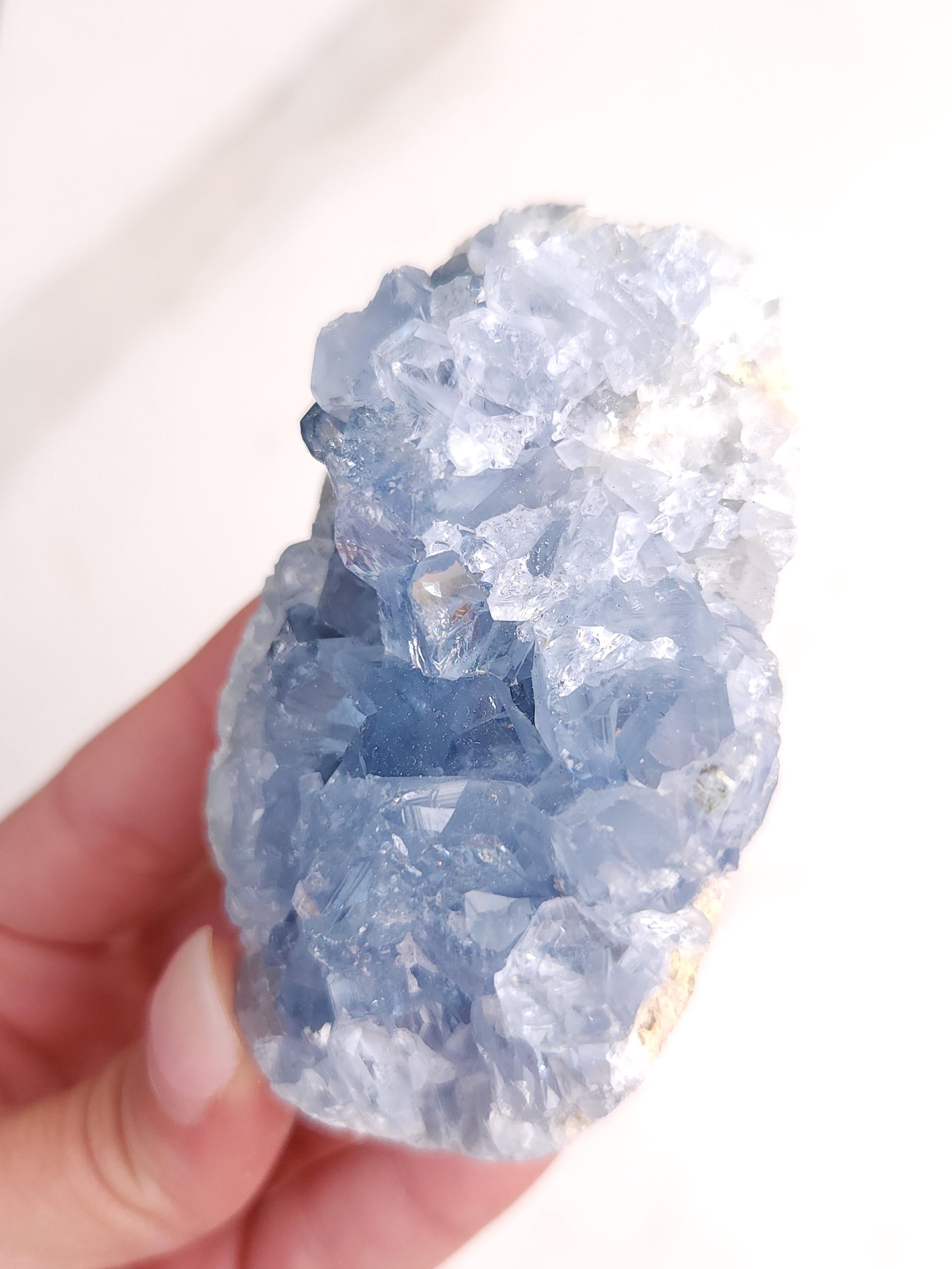 Celestite Crystal Cluster