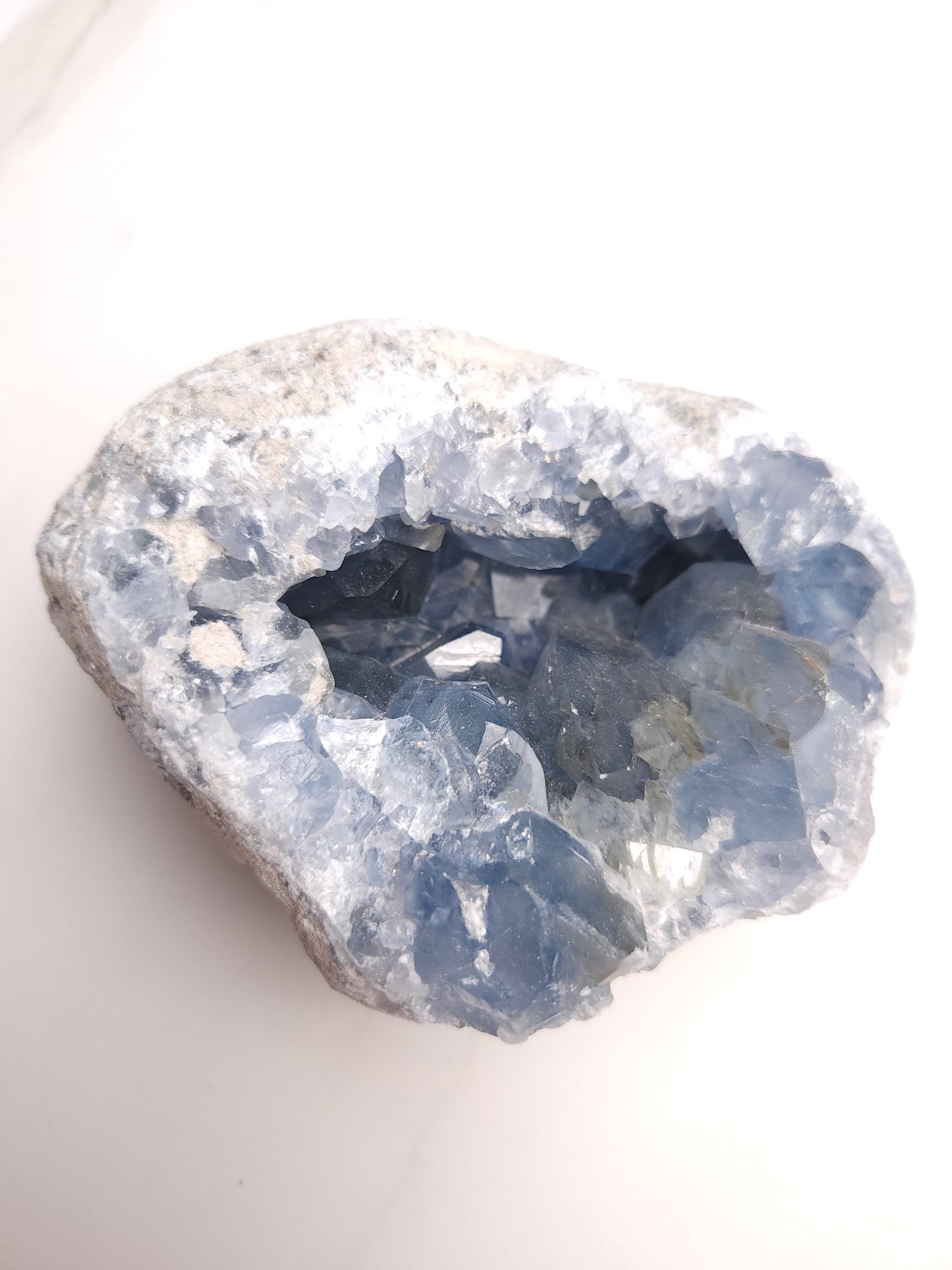 3.7 lb Celestite Crystal Cluster