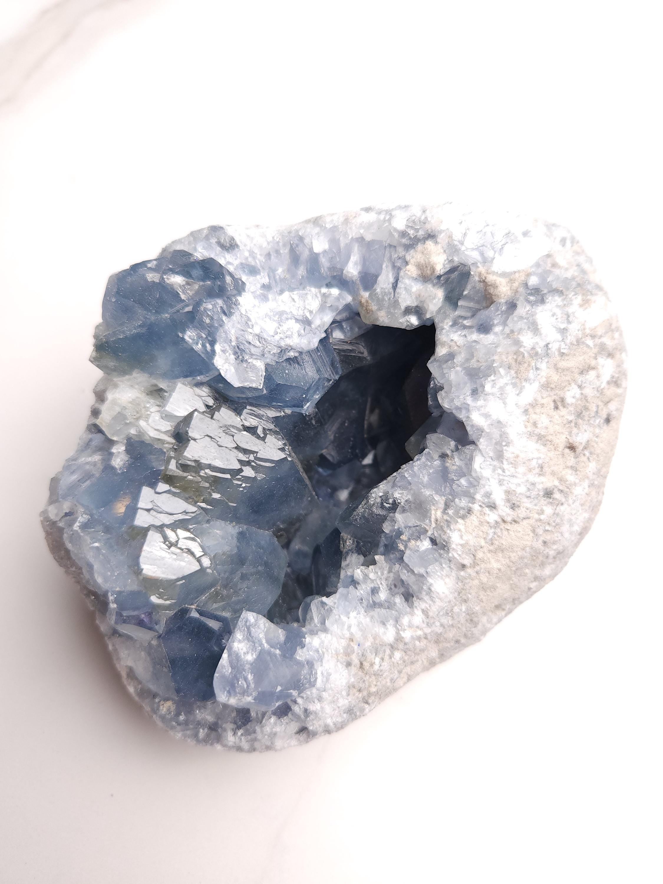 3.7 lb Celestite Crystal Cluster