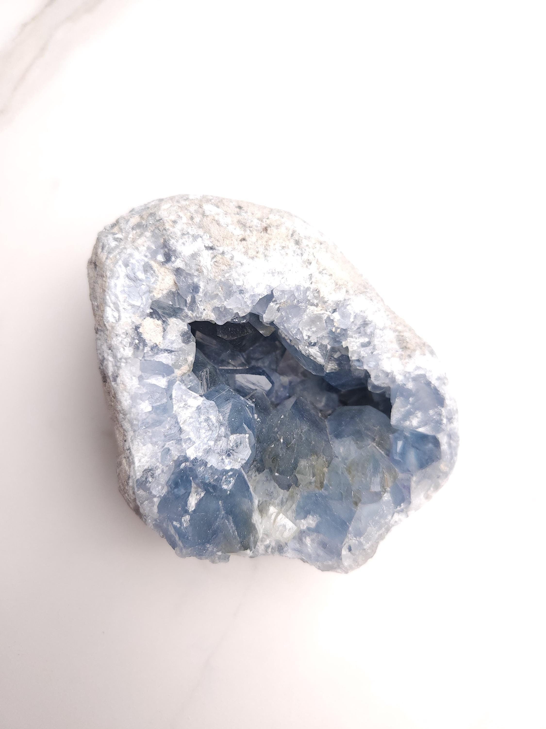 3.7 lb Celestite Crystal Cluster