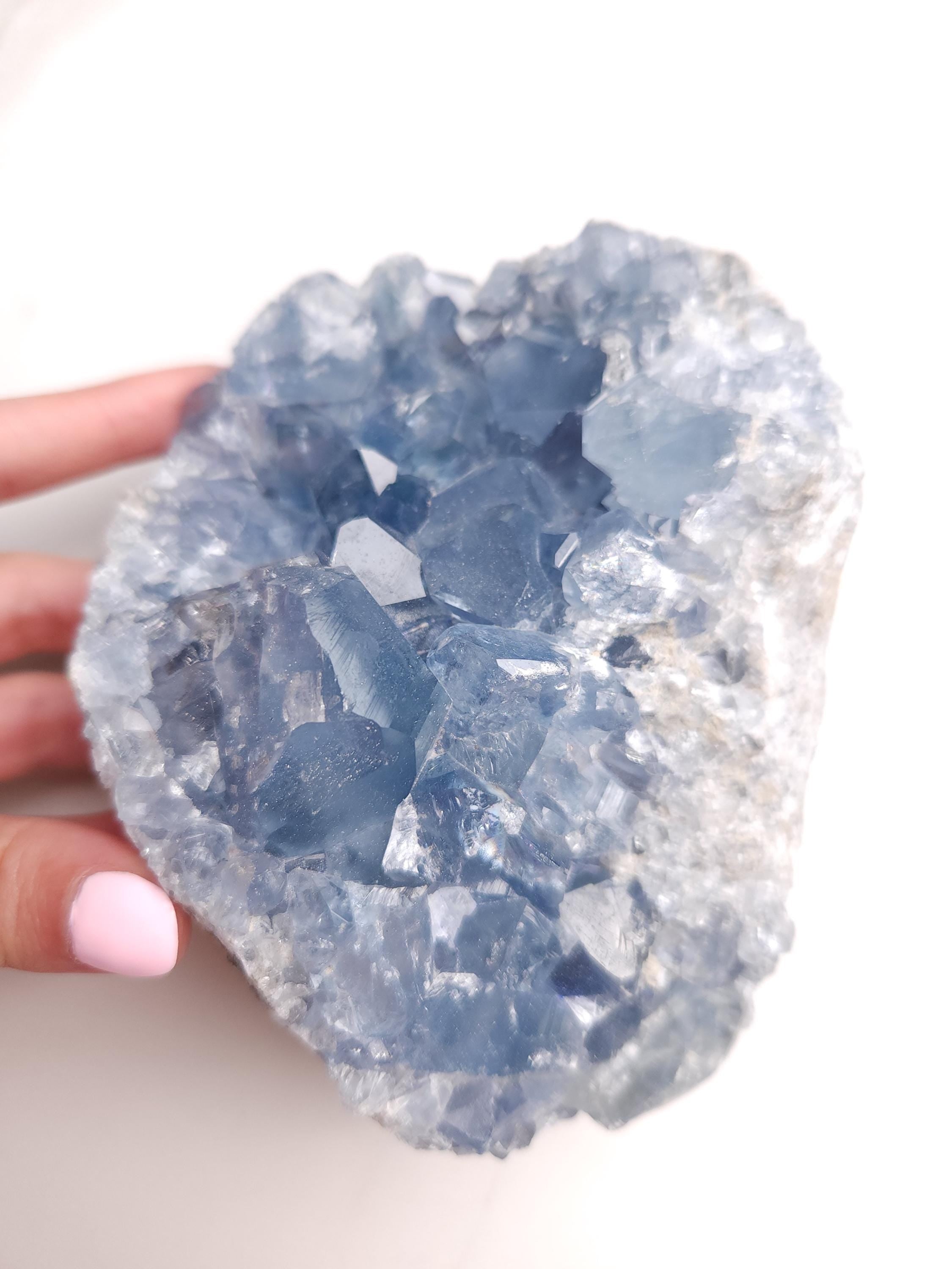 3.6 lb Celestite Crystal Cluster