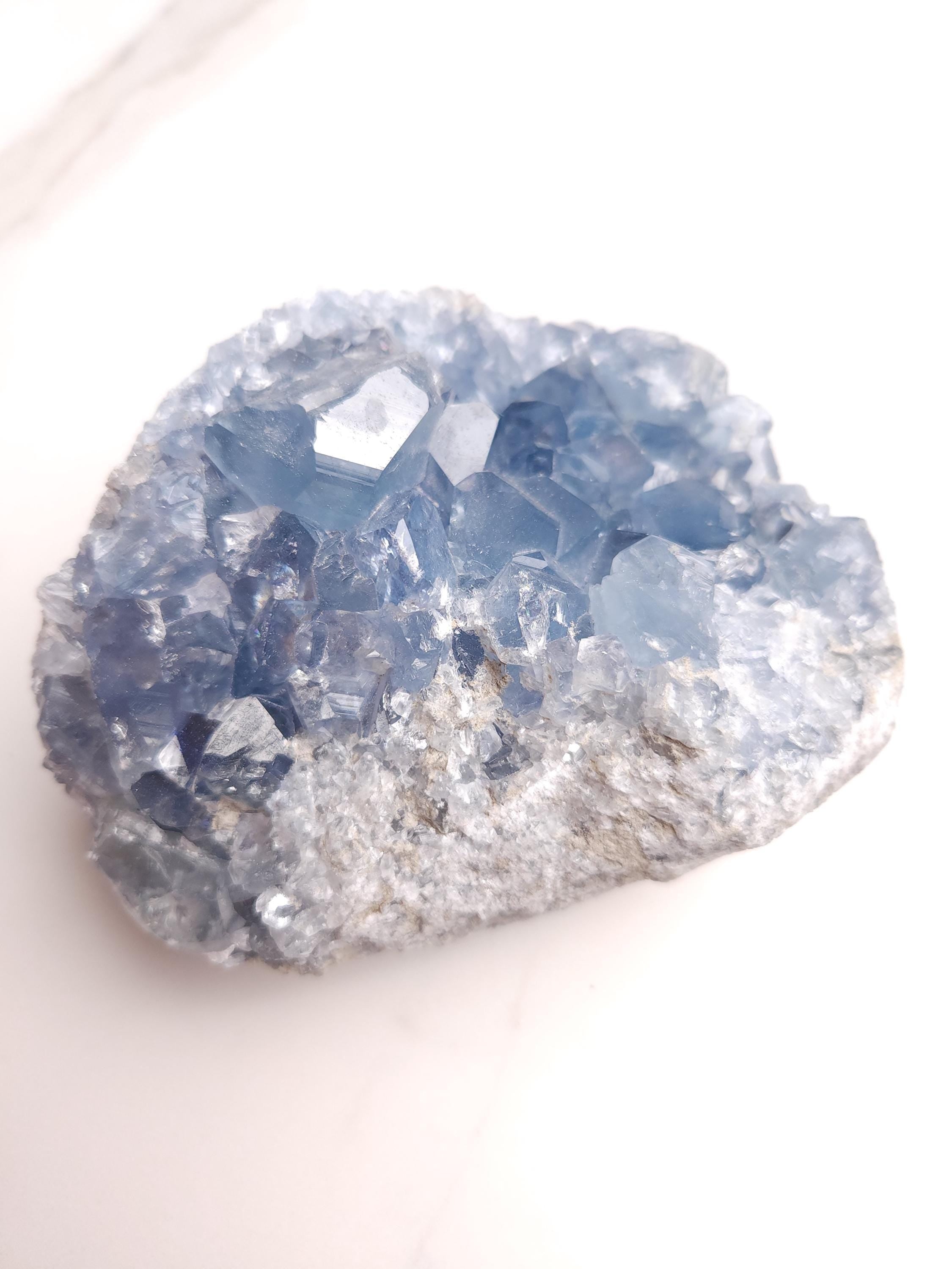 3.6 lb Celestite Crystal Cluster