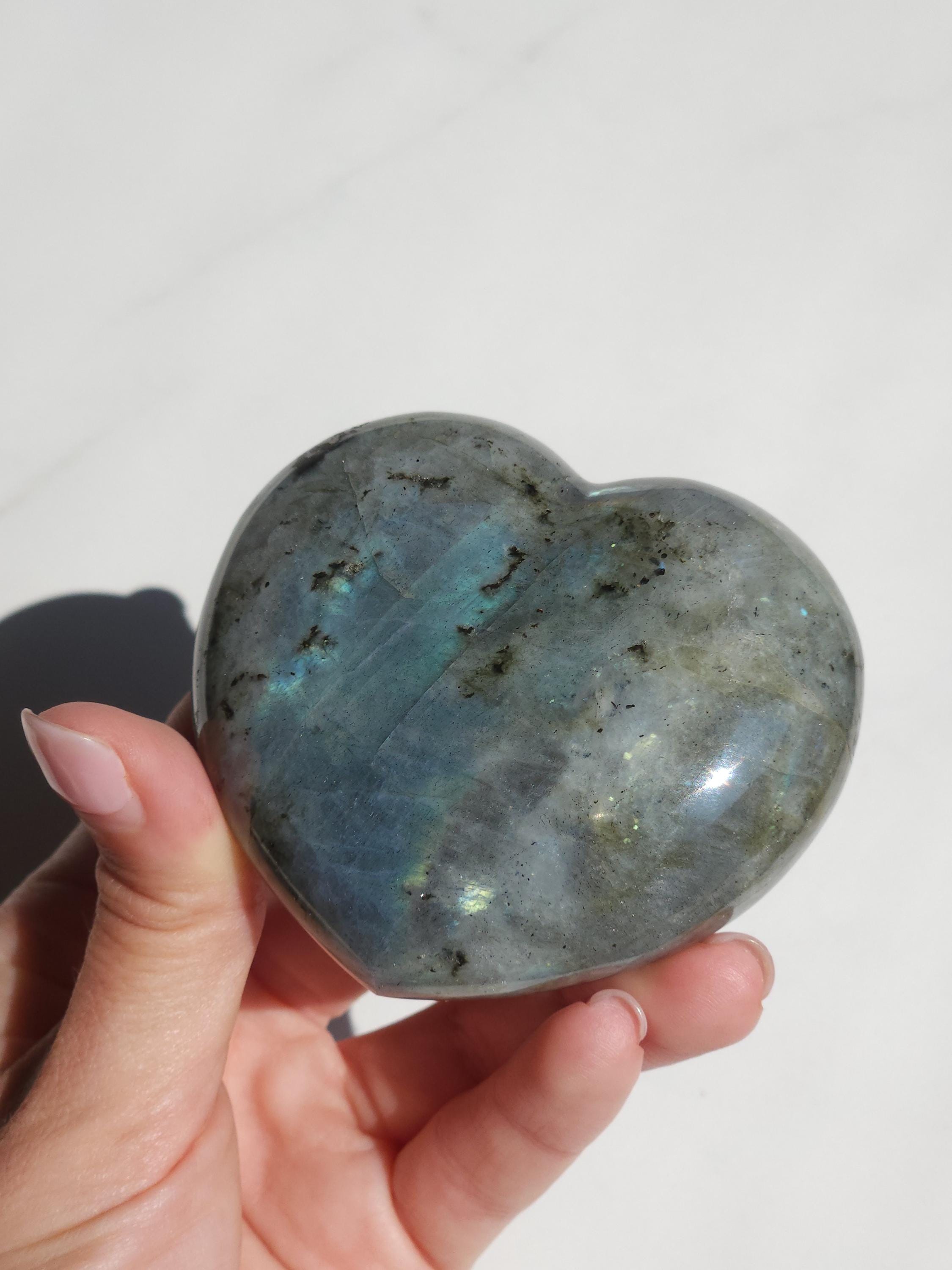 BEAUTIFUL Labradorite Heart