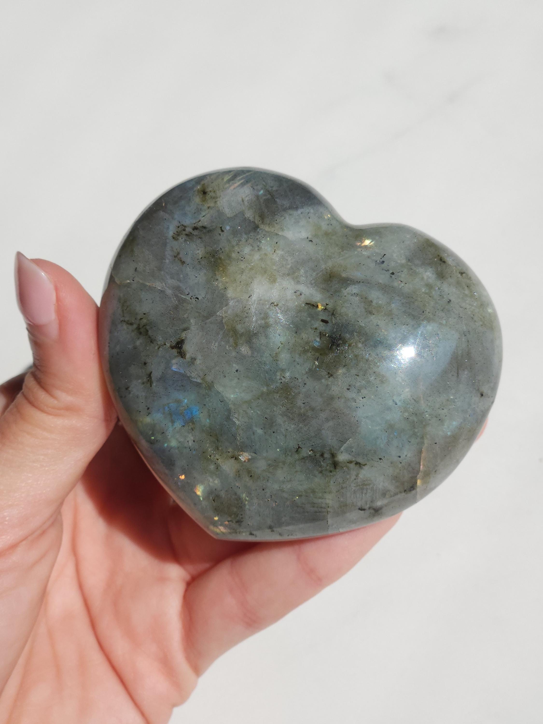 BEAUTIFUL Labradorite Heart