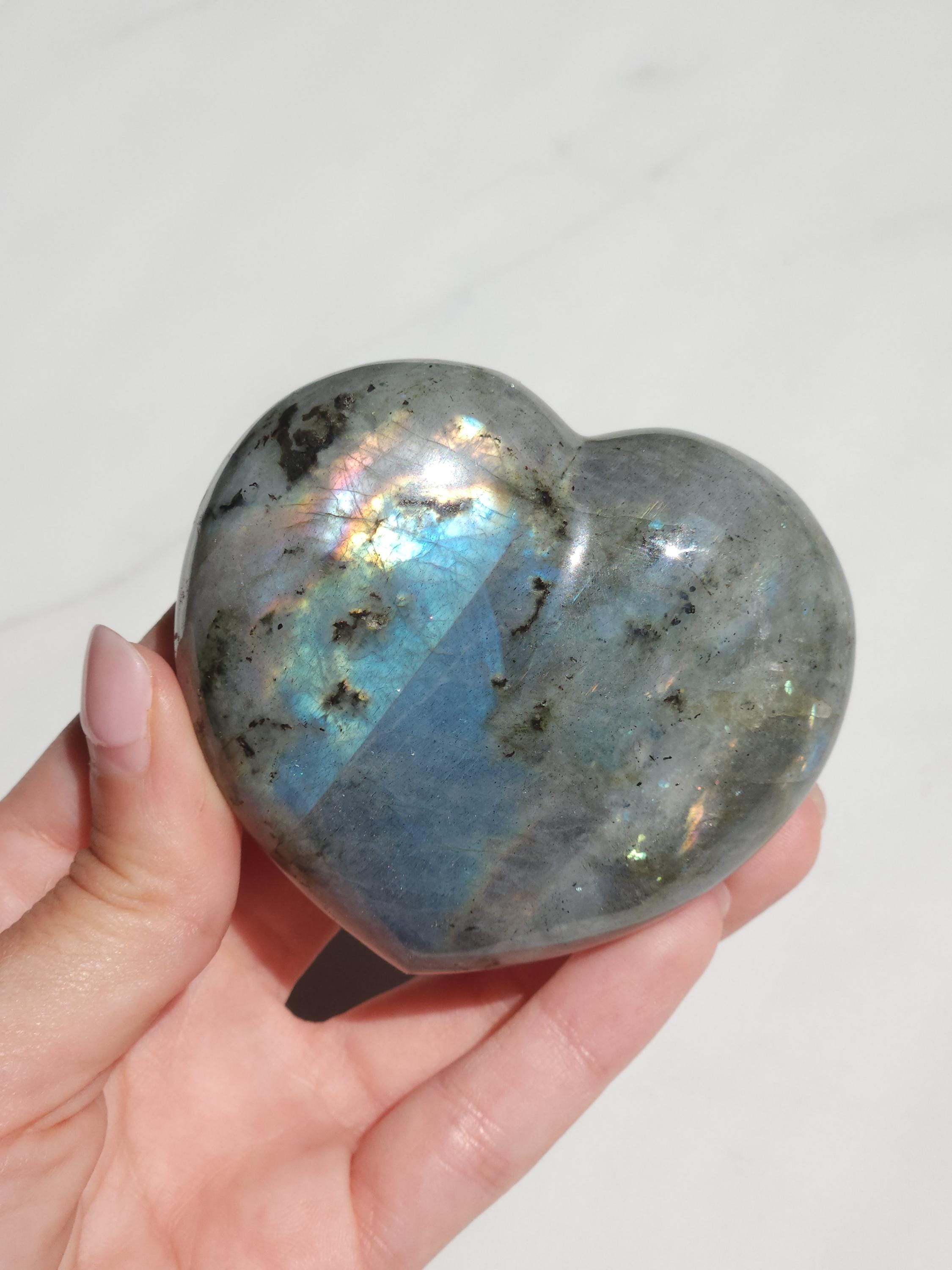 BEAUTIFUL Labradorite Heart