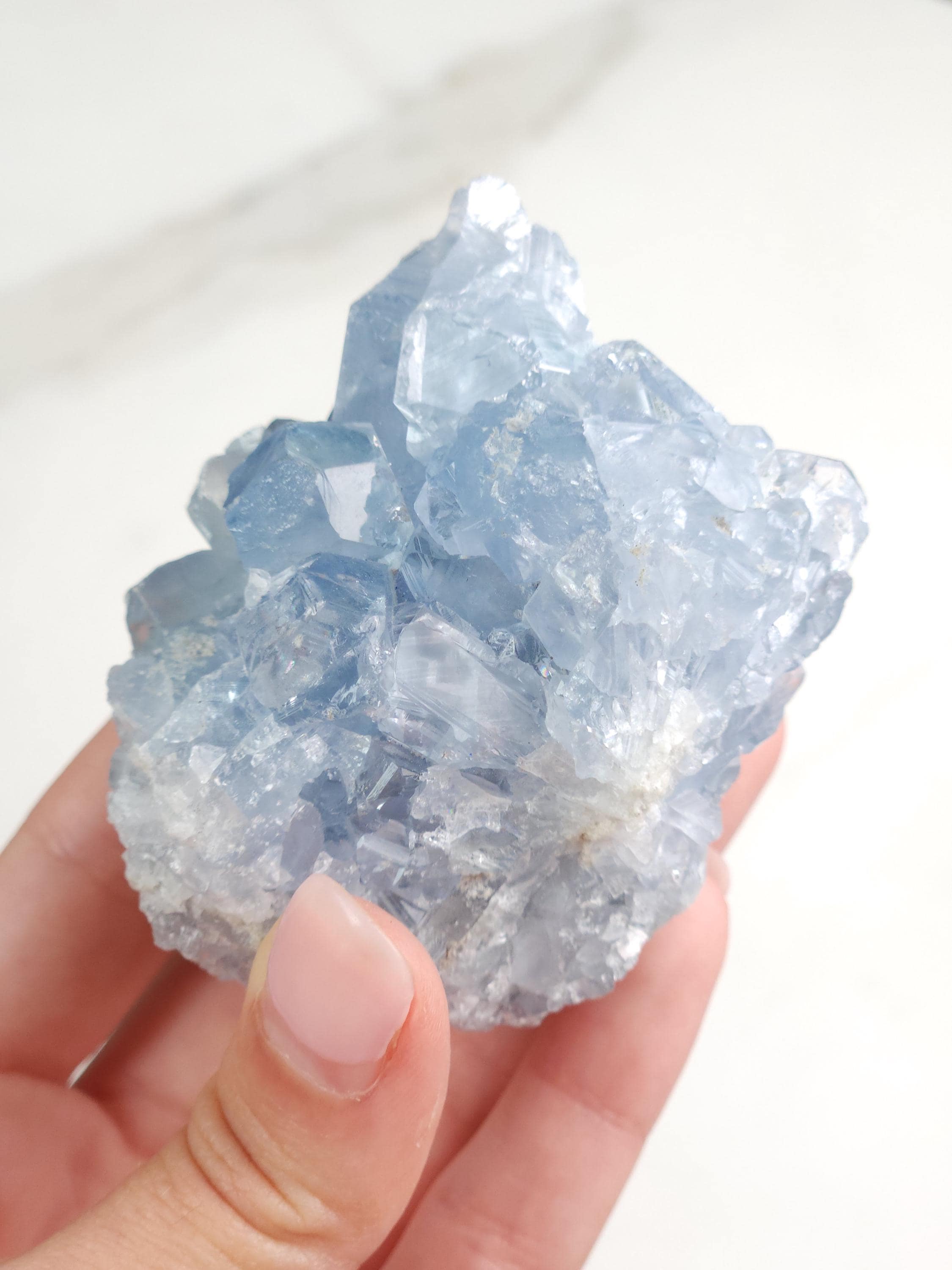 0.5 lb Celestite Crystal Cluster