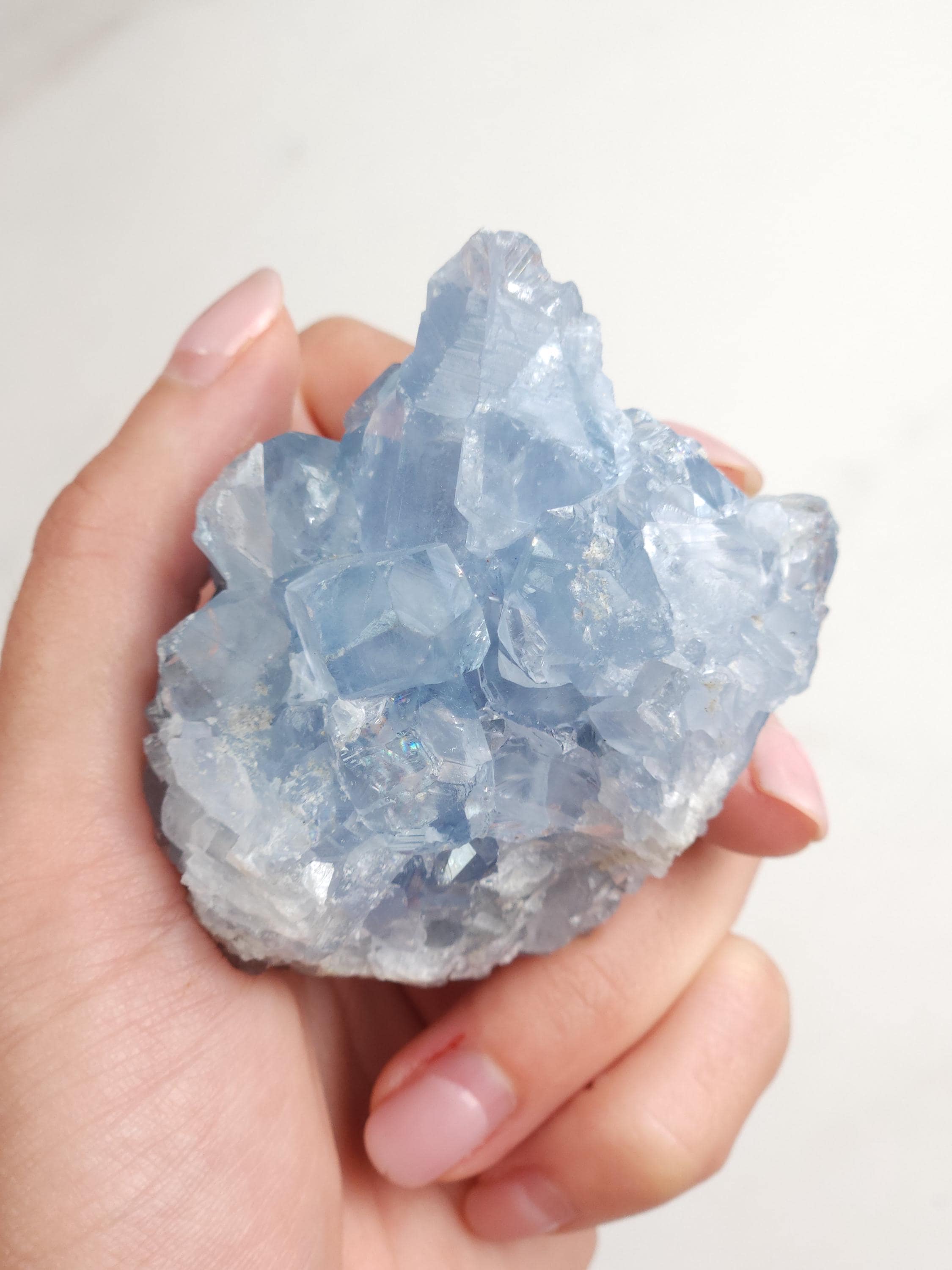 0.5 lb Celestite Crystal Cluster